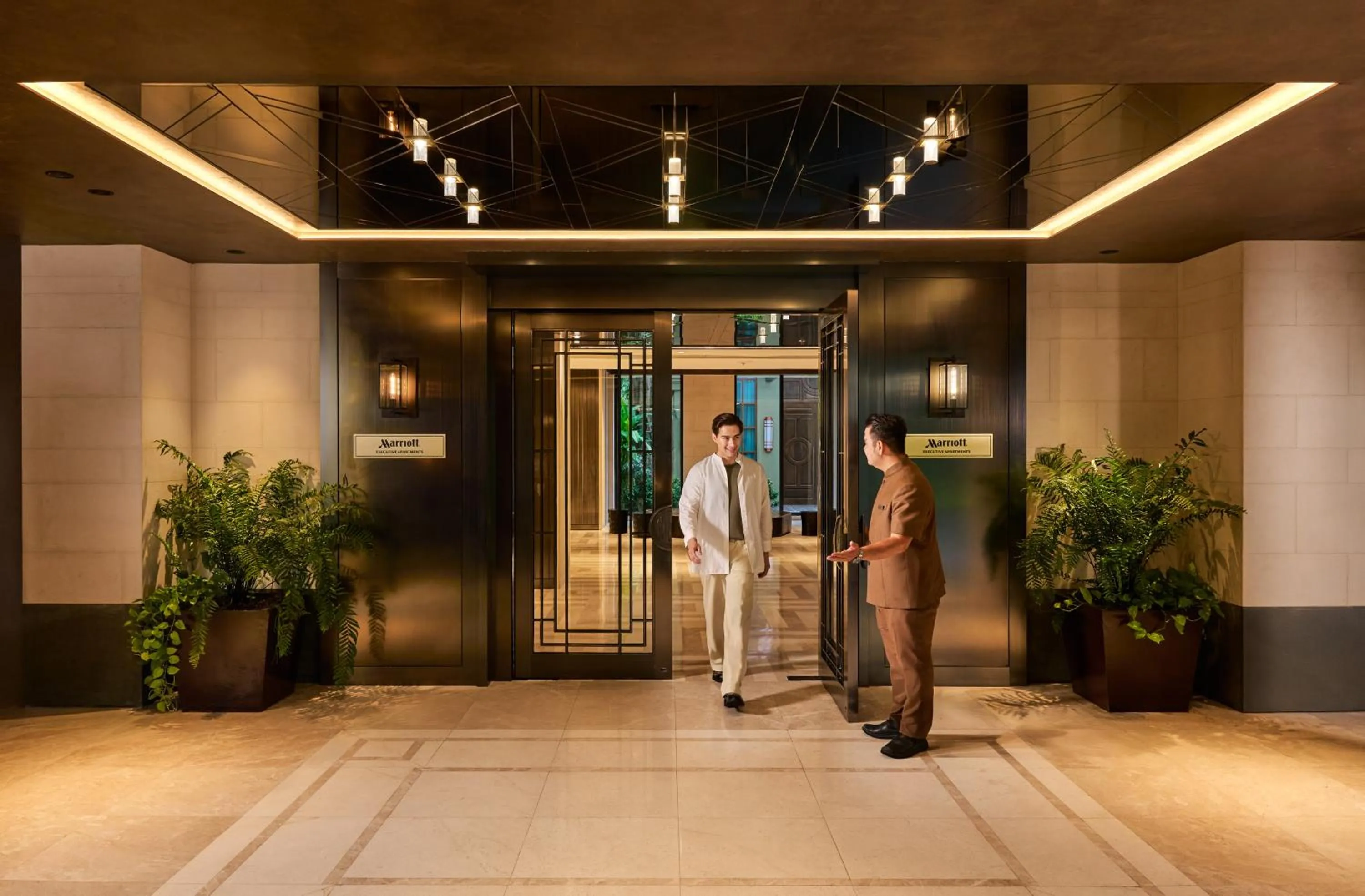 Facade/entrance in Marriott Executive Apartments, Bangkok Townhall Sukhumvit