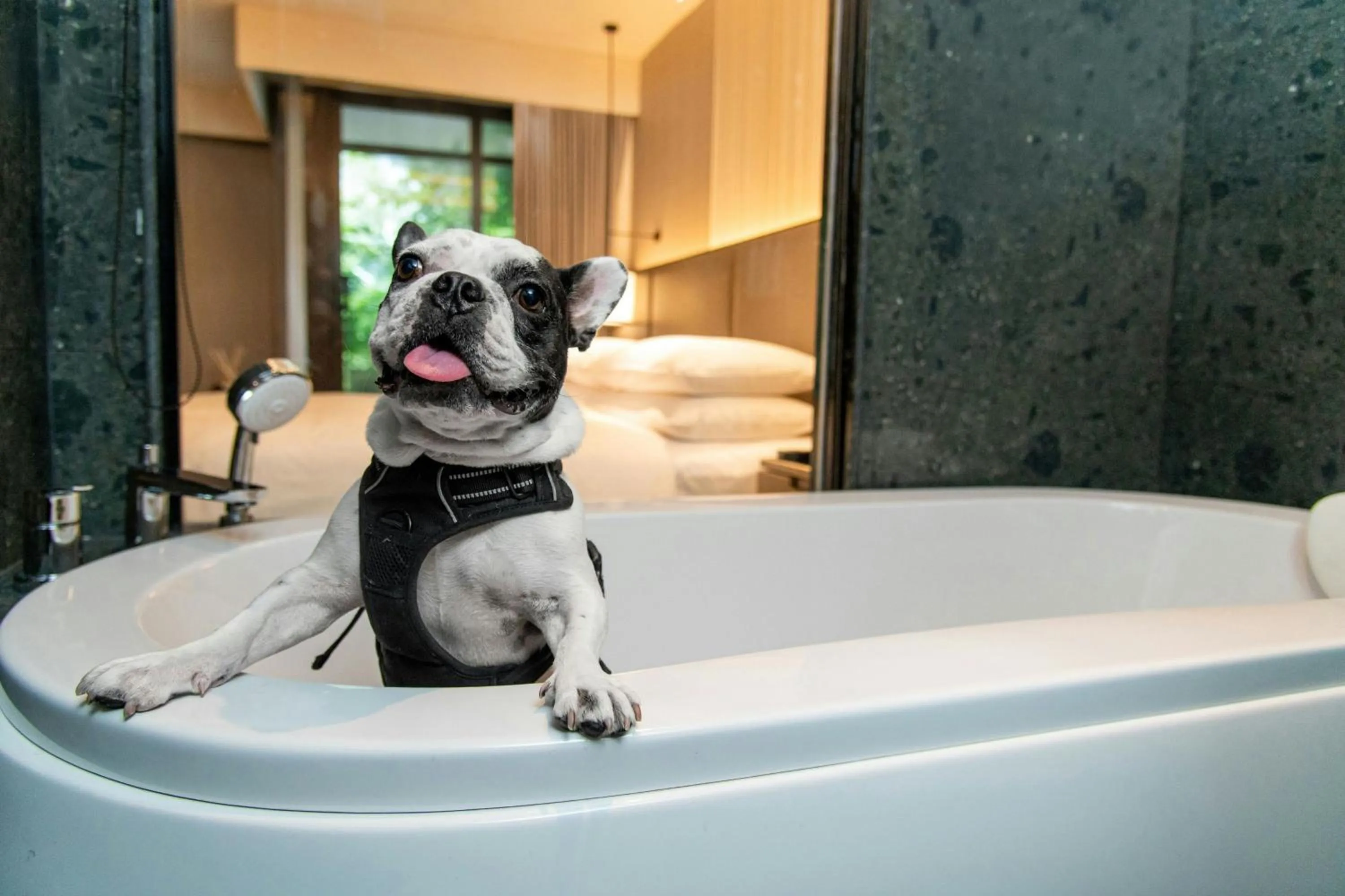 Bathroom in Marriott Executive Apartments, Bangkok Townhall Sukhumvit