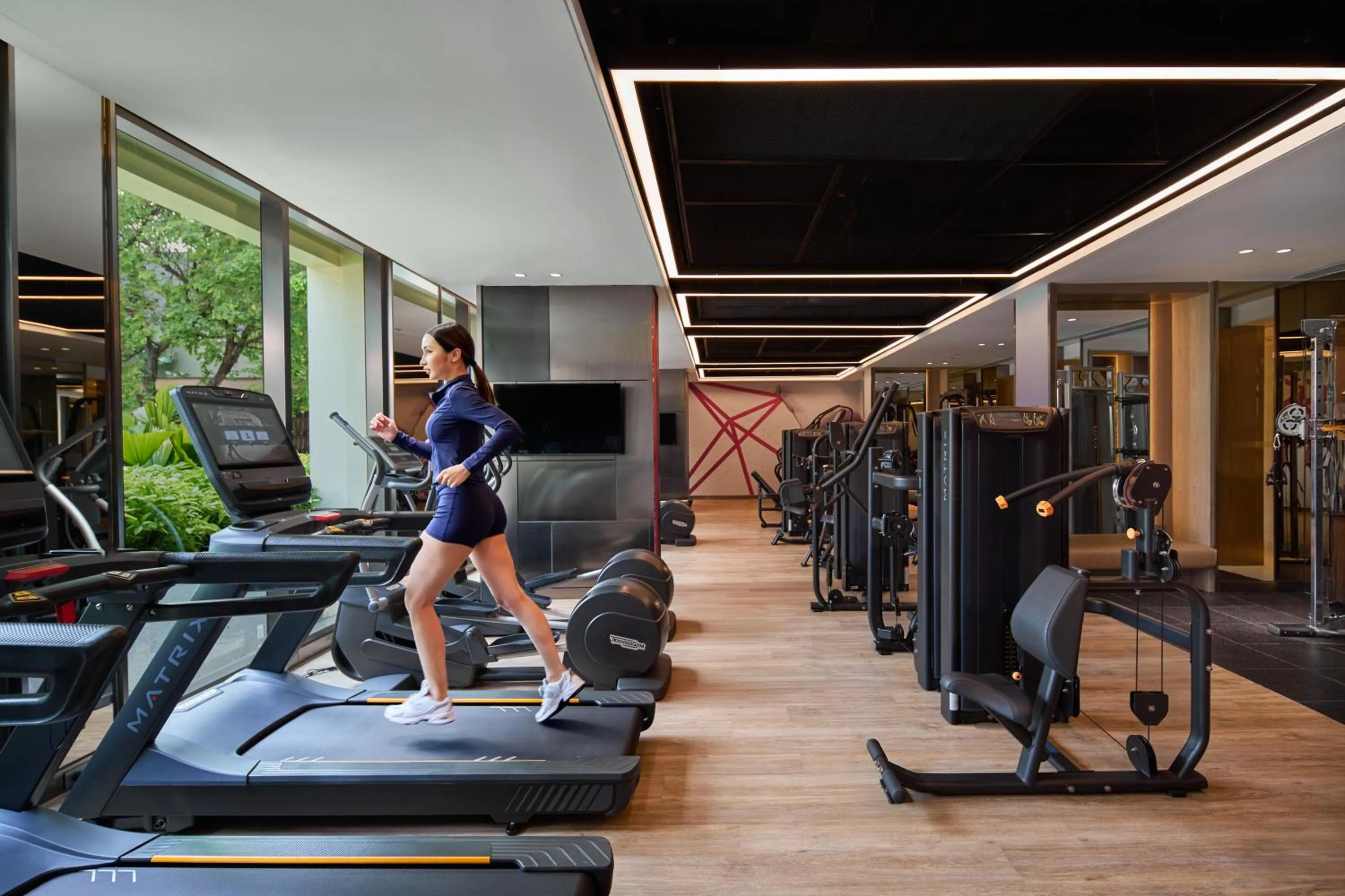 Fitness centre/facilities in Marriott Executive Apartments, Bangkok Townhall Sukhumvit