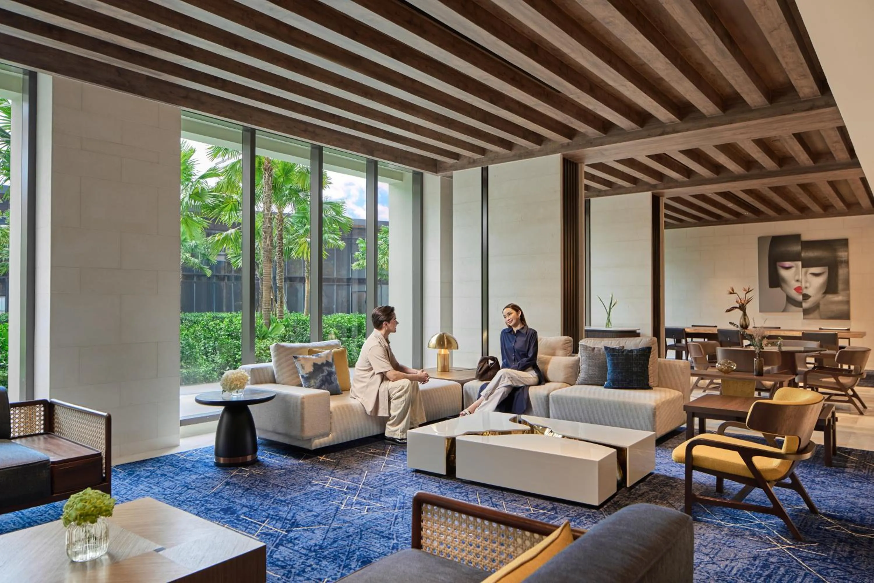 Lobby or reception in Marriott Executive Apartments, Bangkok Townhall Sukhumvit