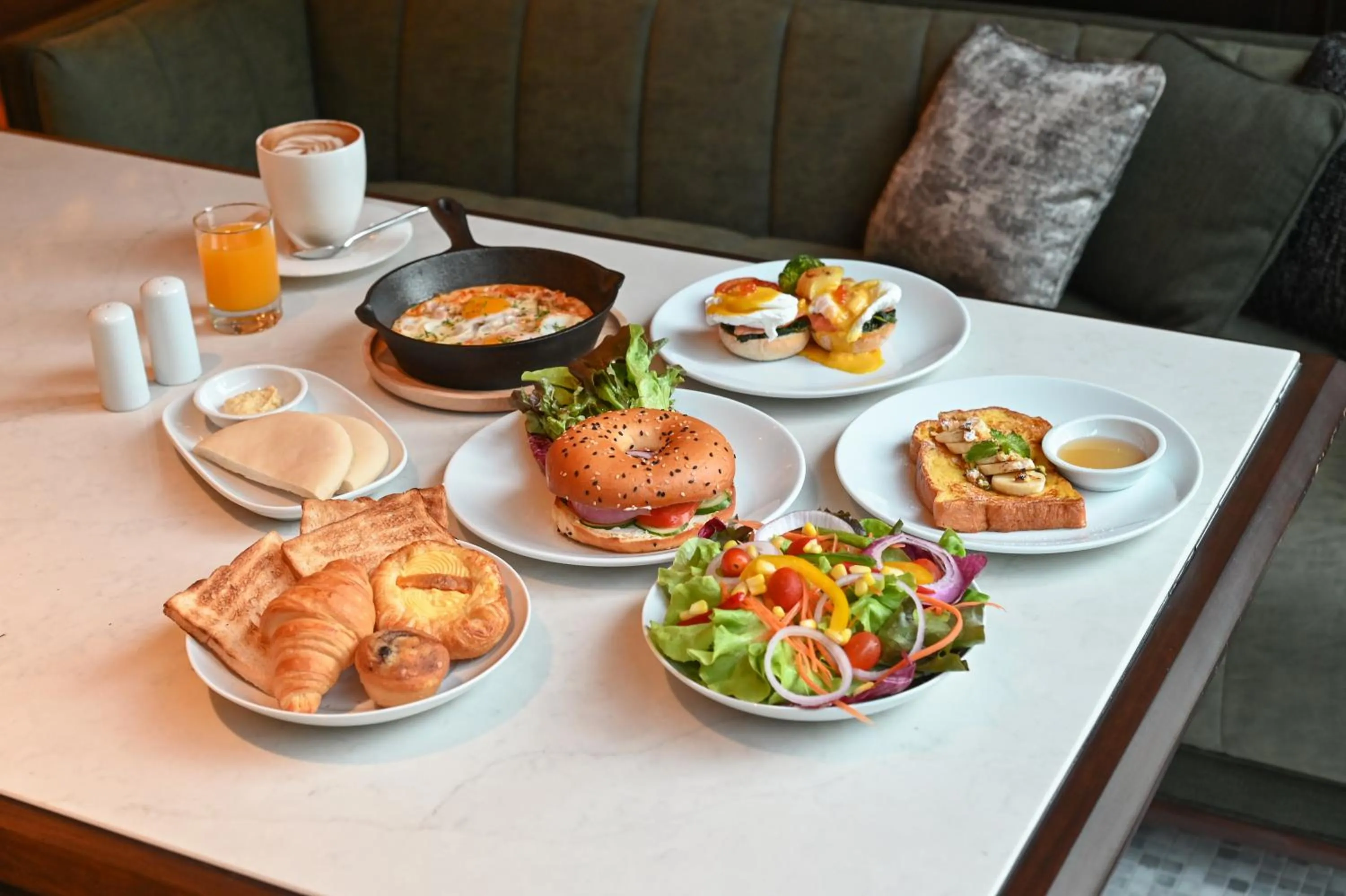 Breakfast in Marriott Executive Apartments, Bangkok Townhall Sukhumvit