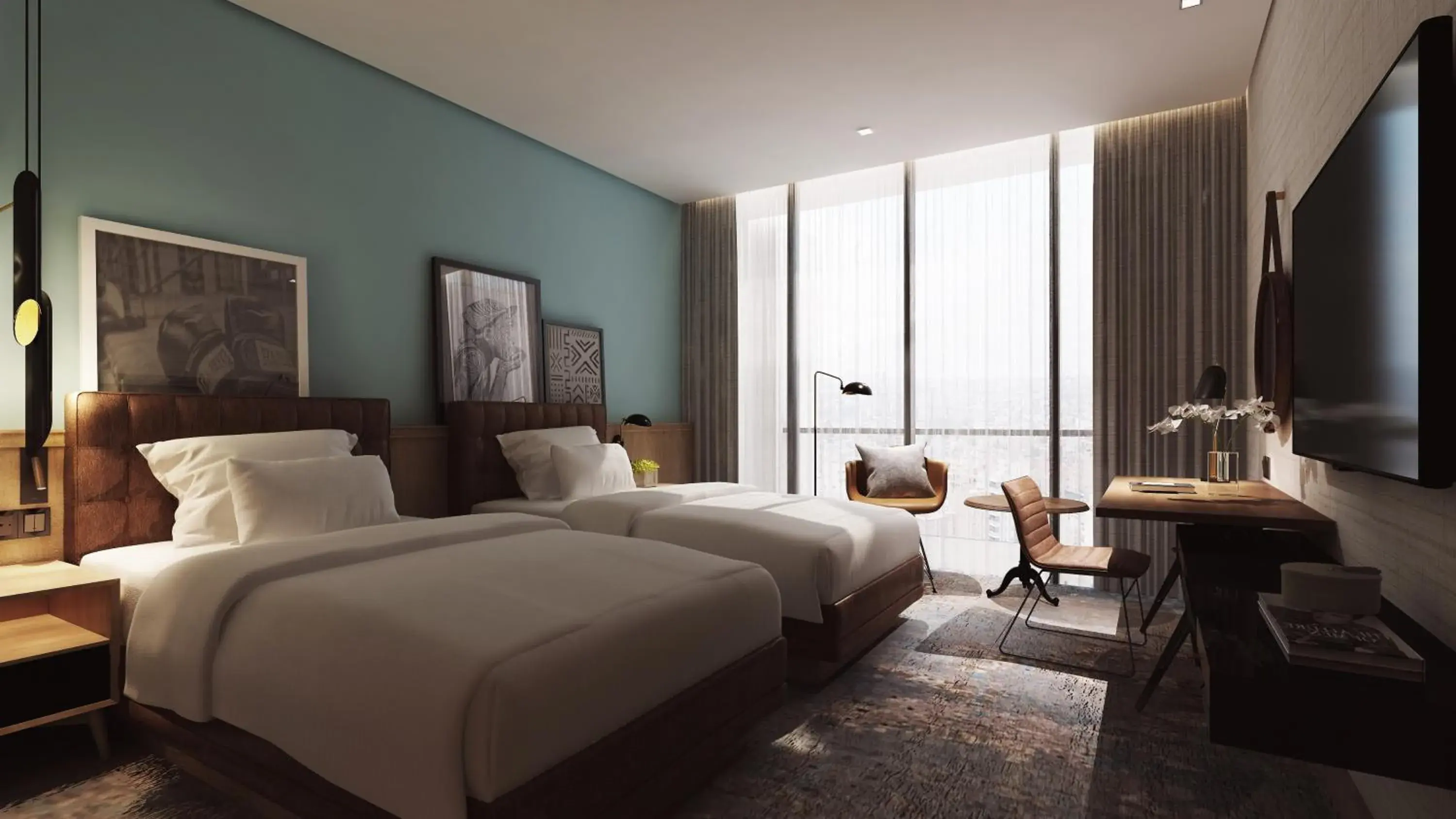 Standard Twin Room with Urban View in Four Points by Sheraton Dakar Diamniadio Standard Twin Room with Urban View in Four Points by Sheraton Dakar Diamniadio