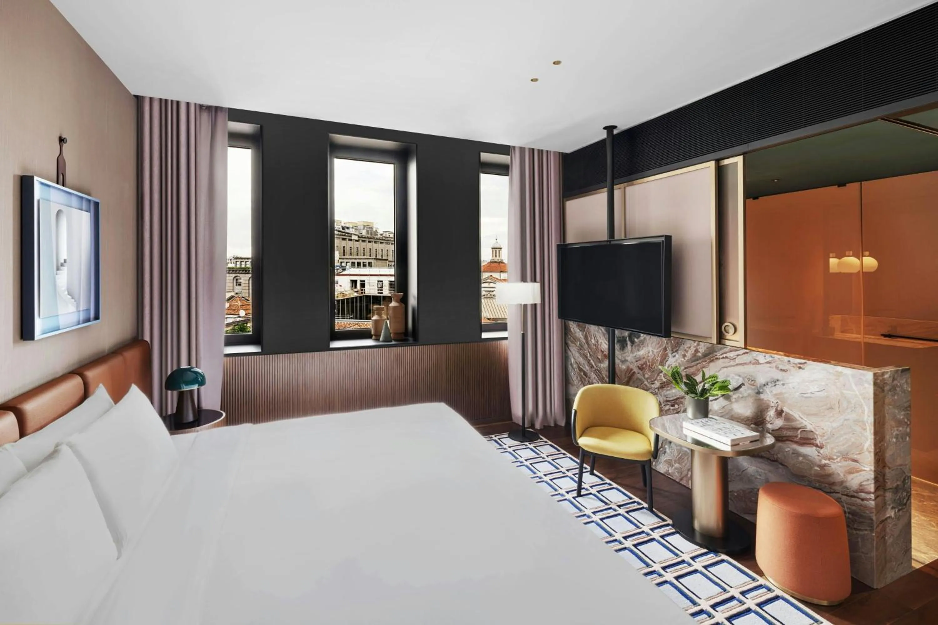 Bedroom, Bed in Casa Brera, a Luxury Collection Hotel, Milan