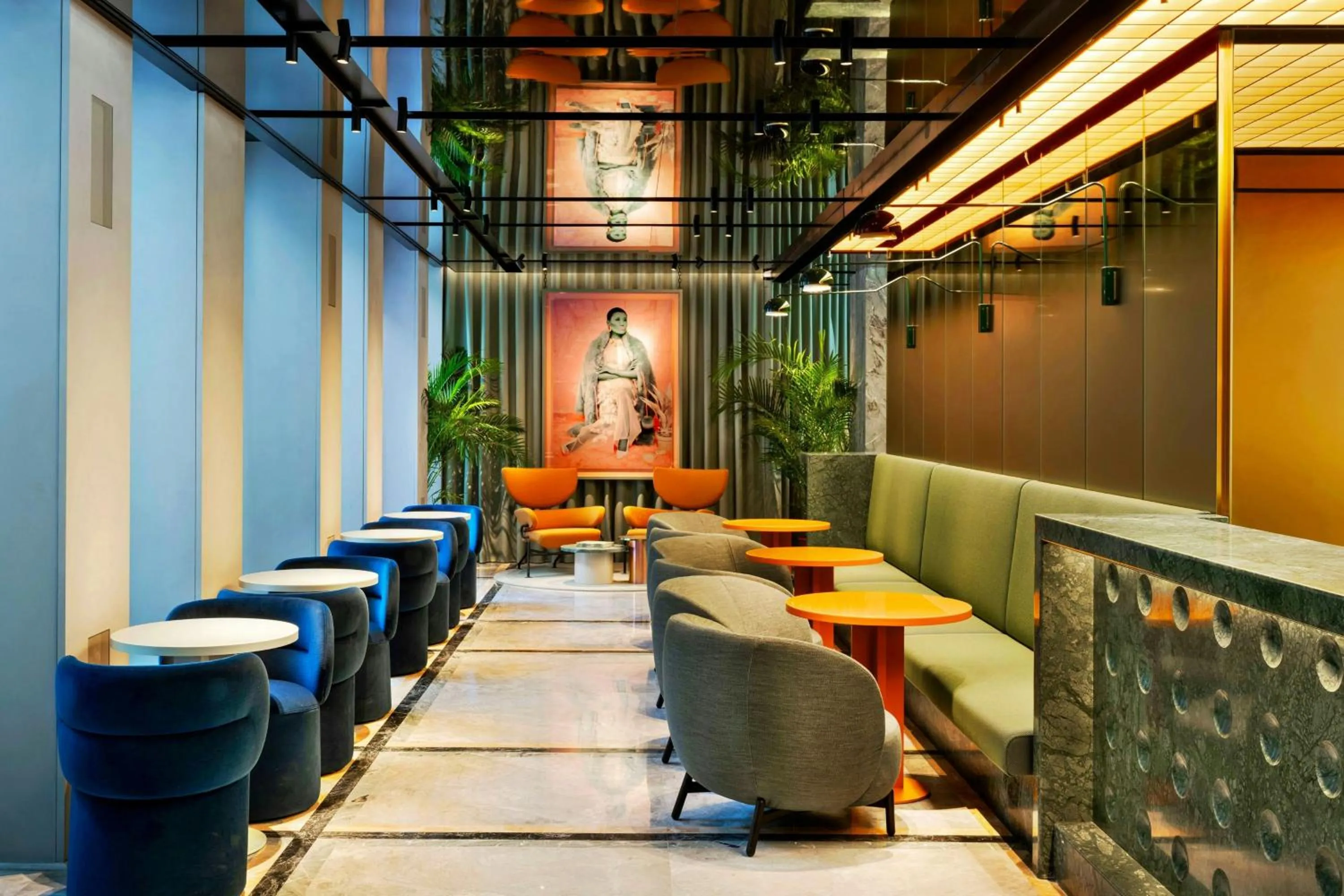 Lounge or bar in Casa Brera, a Luxury Collection Hotel, Milan