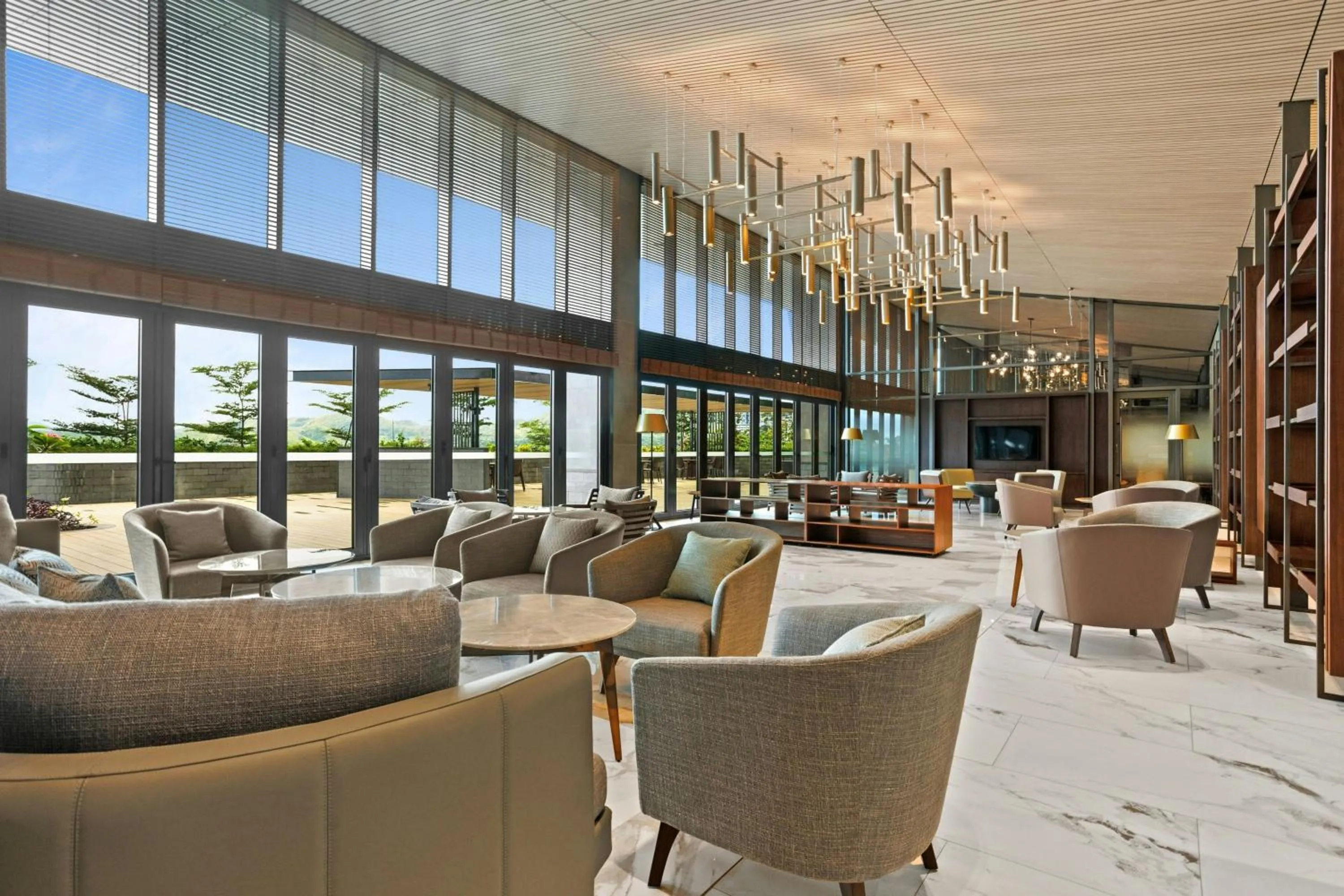 Lounge or bar in Marriott Executive Apartments Port Moresby