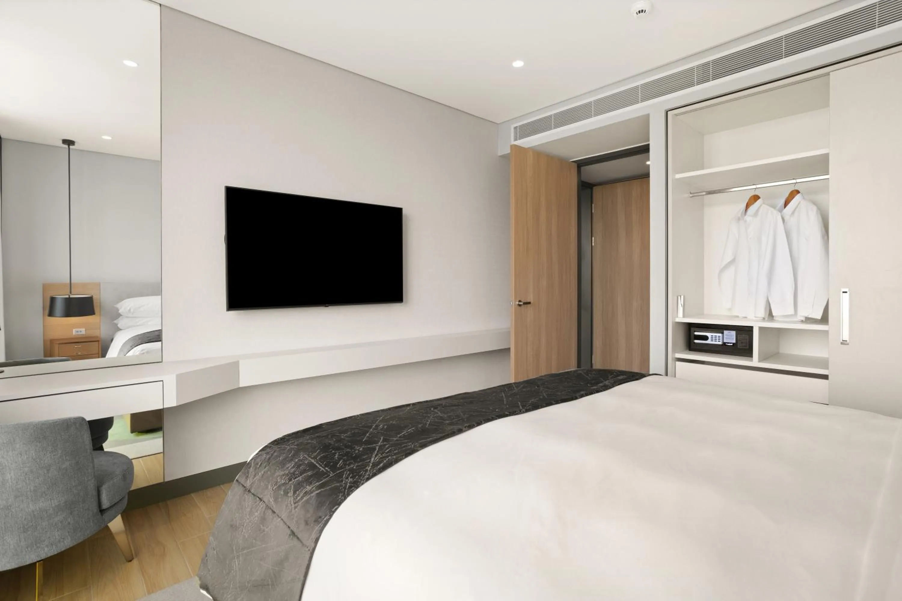 Bedroom, Bed in Marriott Executive Apartments Port Moresby