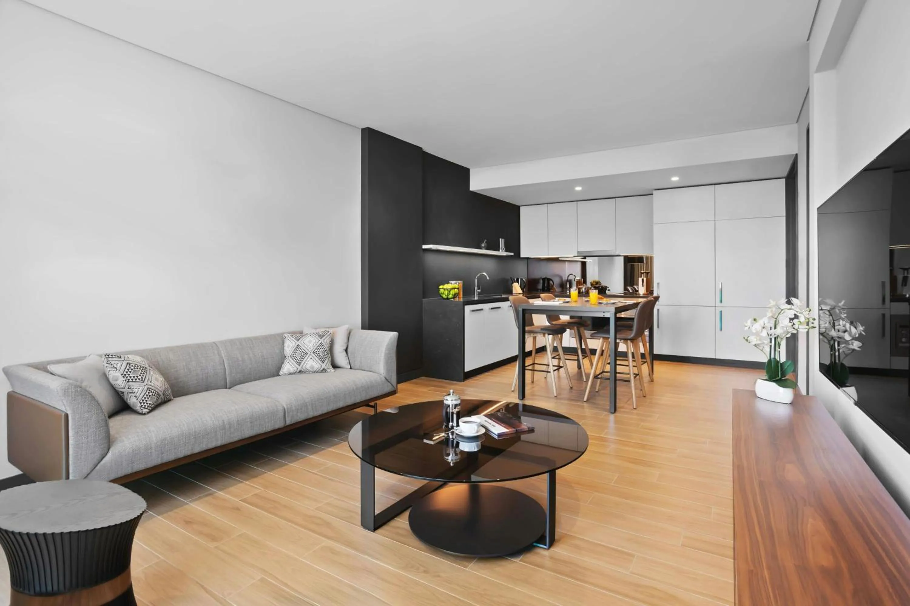 Living room in Marriott Executive Apartments Port Moresby