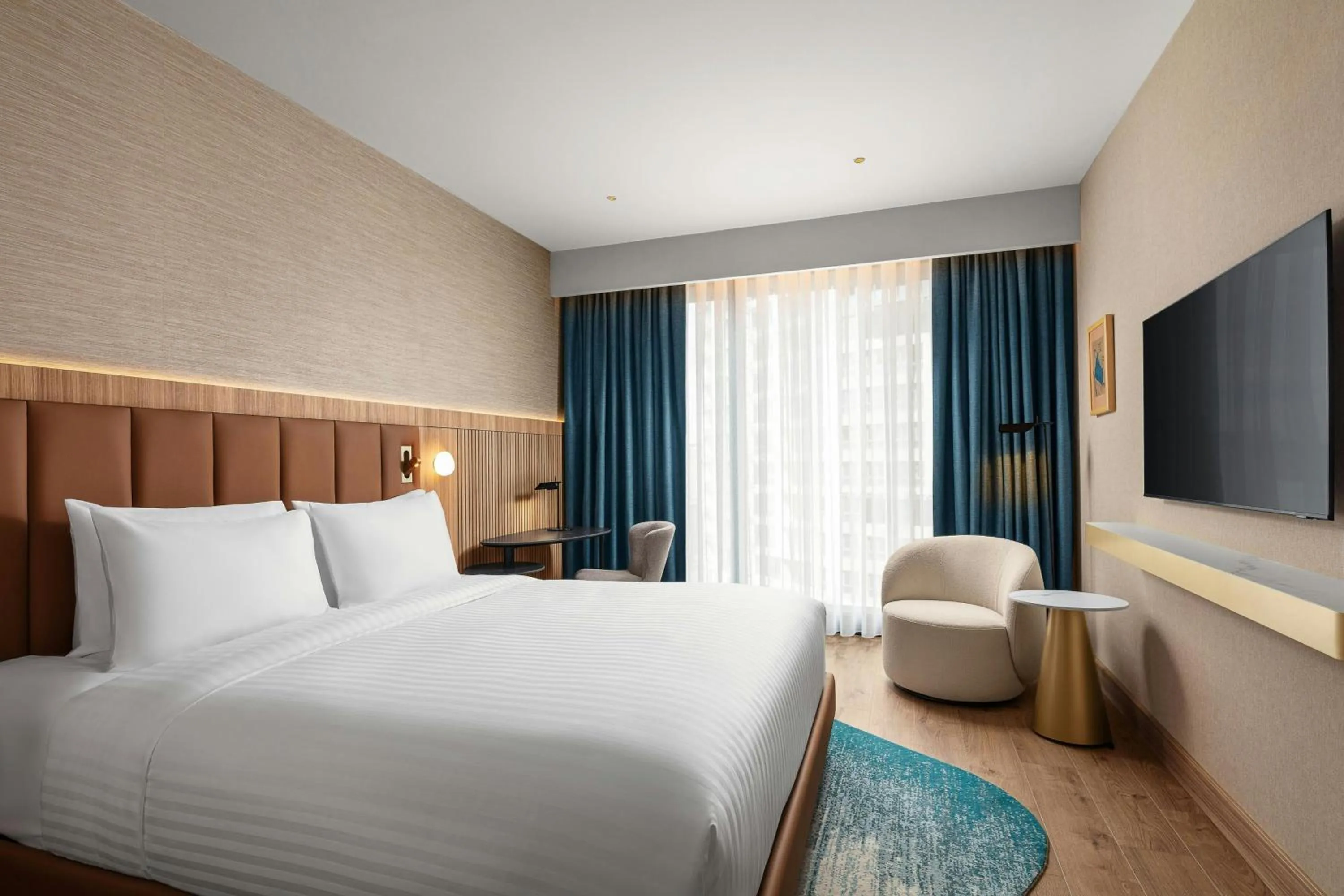 Photo of the whole room, Bed in Courtyard by Marriott Prishtina