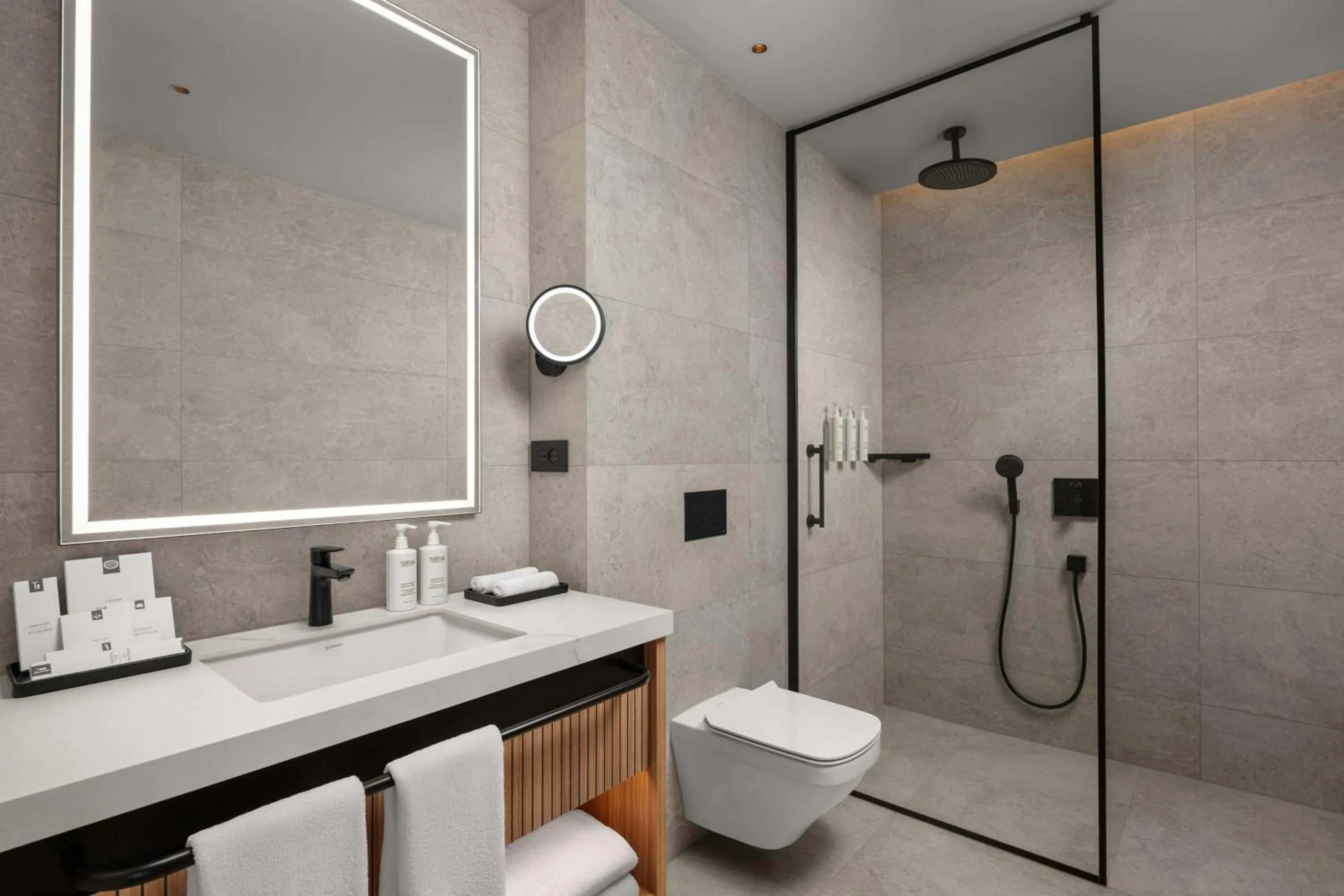 Bathroom in Courtyard by Marriott Prishtina