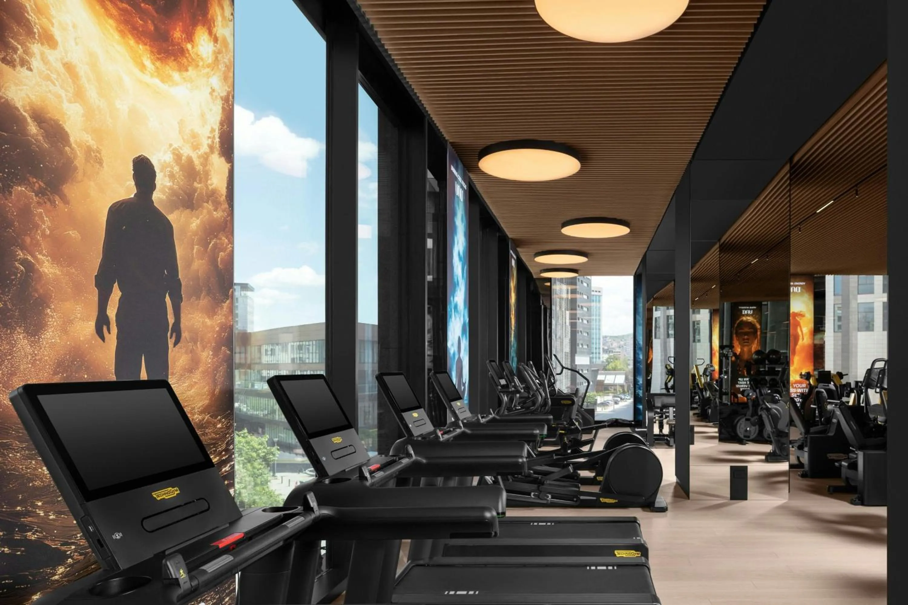 Fitness centre/facilities in Courtyard by Marriott Prishtina