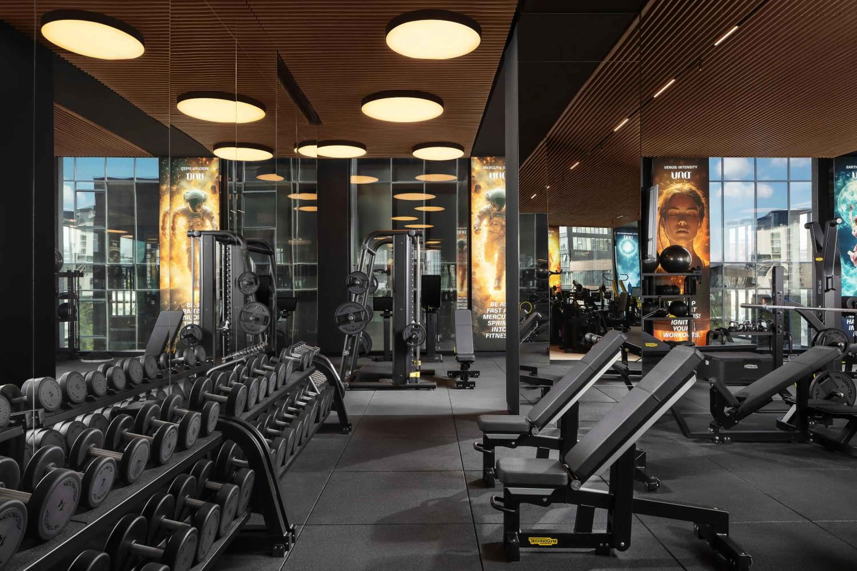 Fitness centre/facilities in Courtyard by Marriott Prishtina