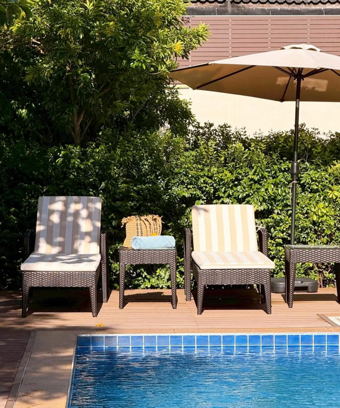 Swimming pool in Miloft Suvarnabhumi Airport Hotel
