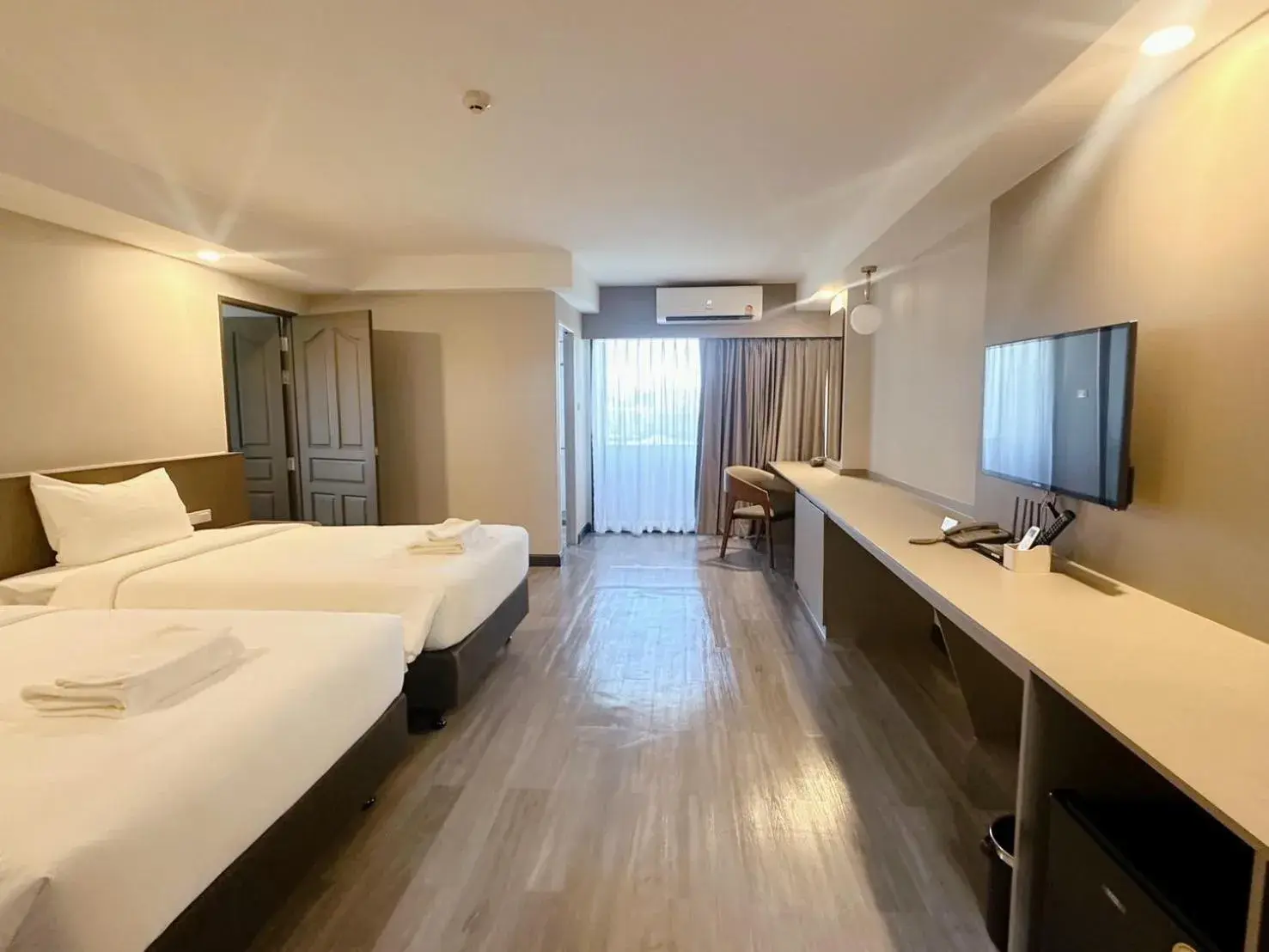 Bed in Miloft Suvarnabhumi Airport Hotel Bed in Miloft Suvarnabhumi Airport Hotel