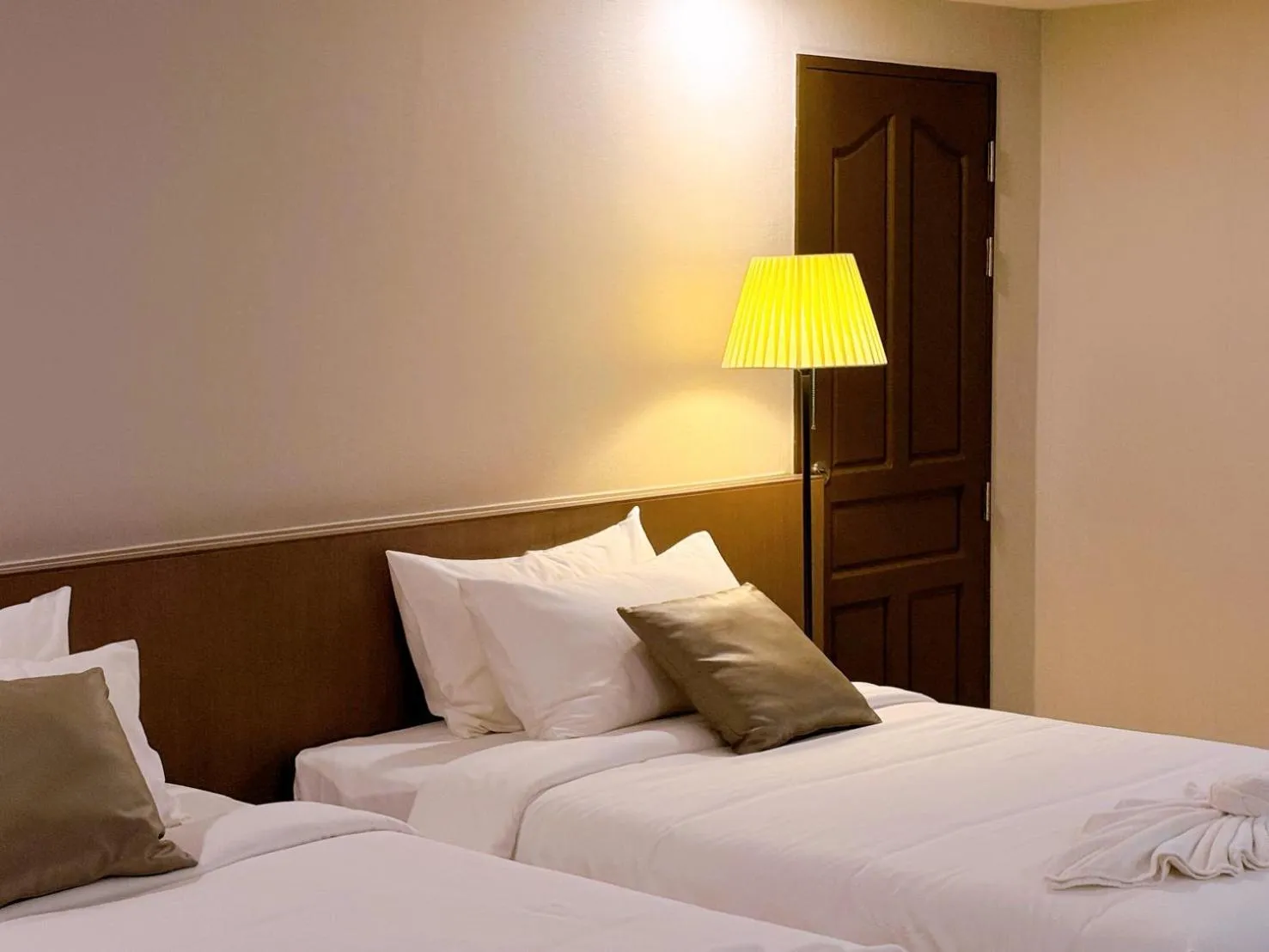 Bed in Miloft Suvarnabhumi Airport Hotel