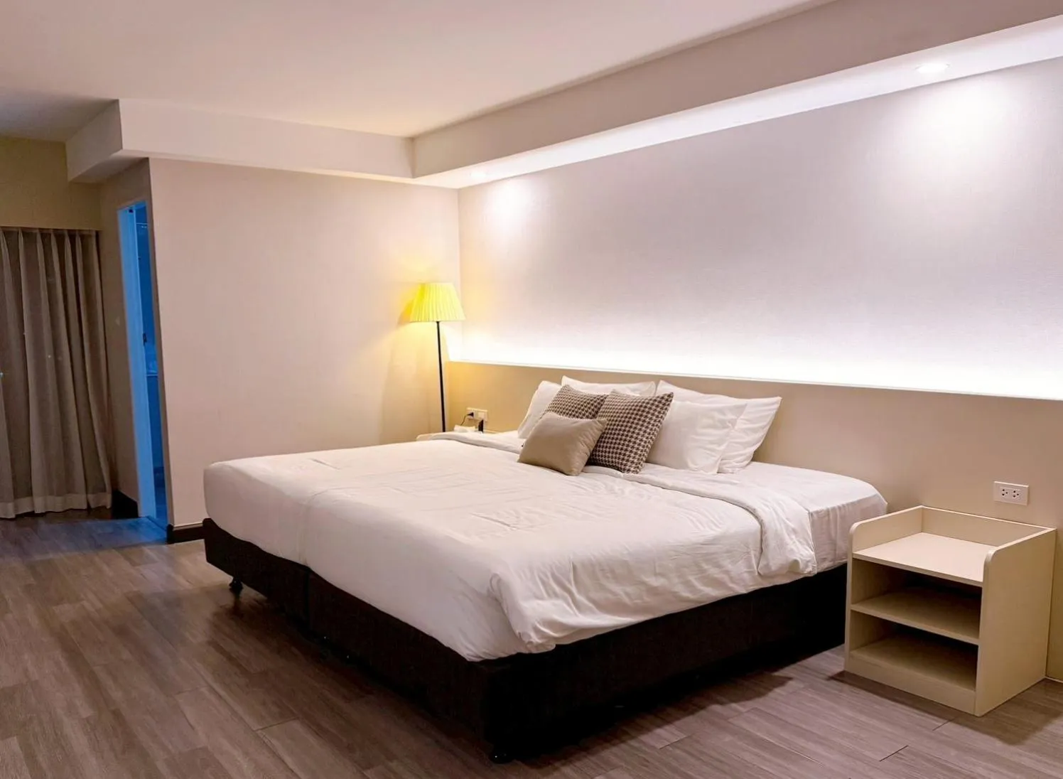 Bed in Miloft Suvarnabhumi Airport Hotel