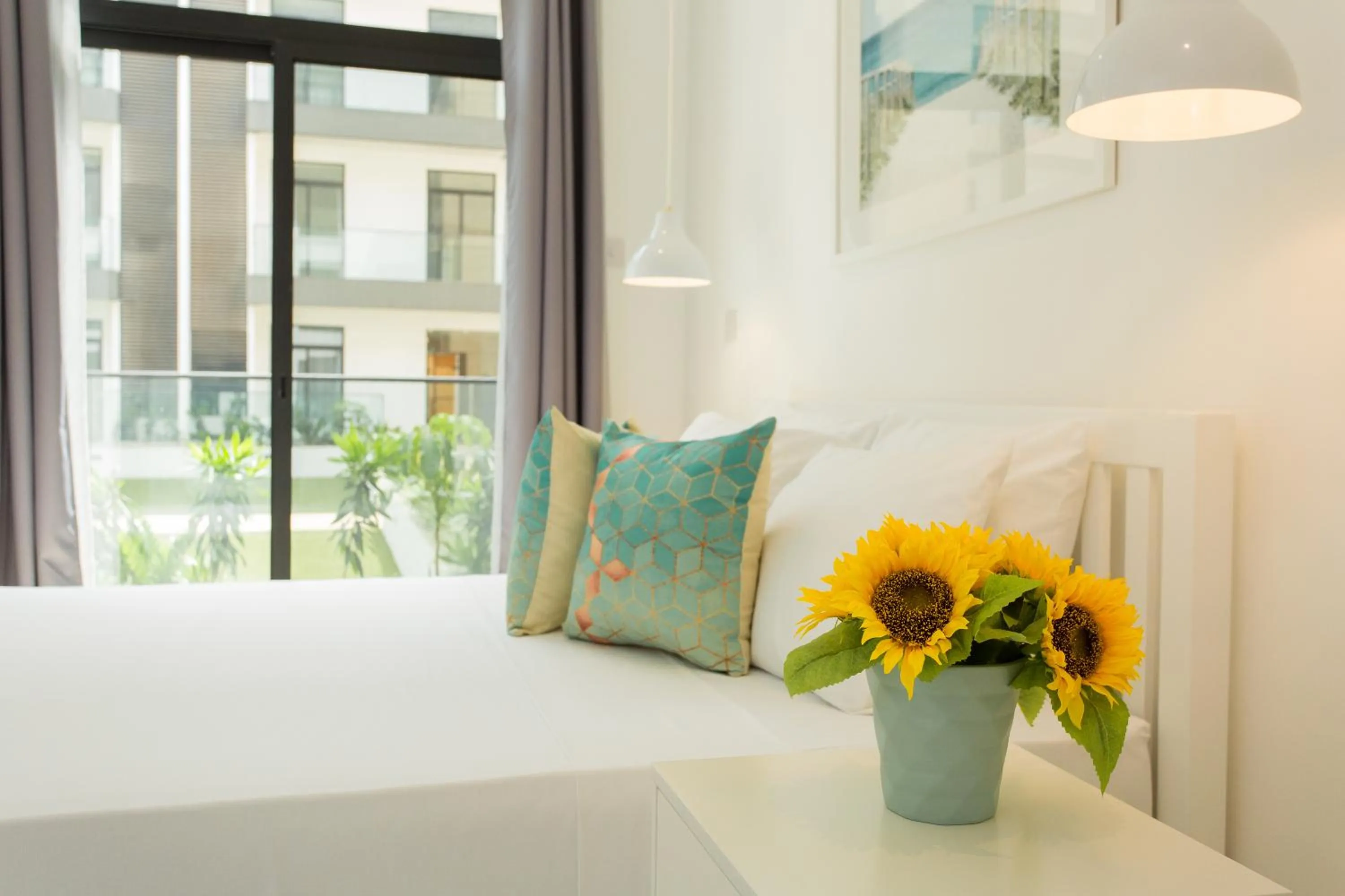 Bed in Accra Luxury Apartments at Embassy Gardens