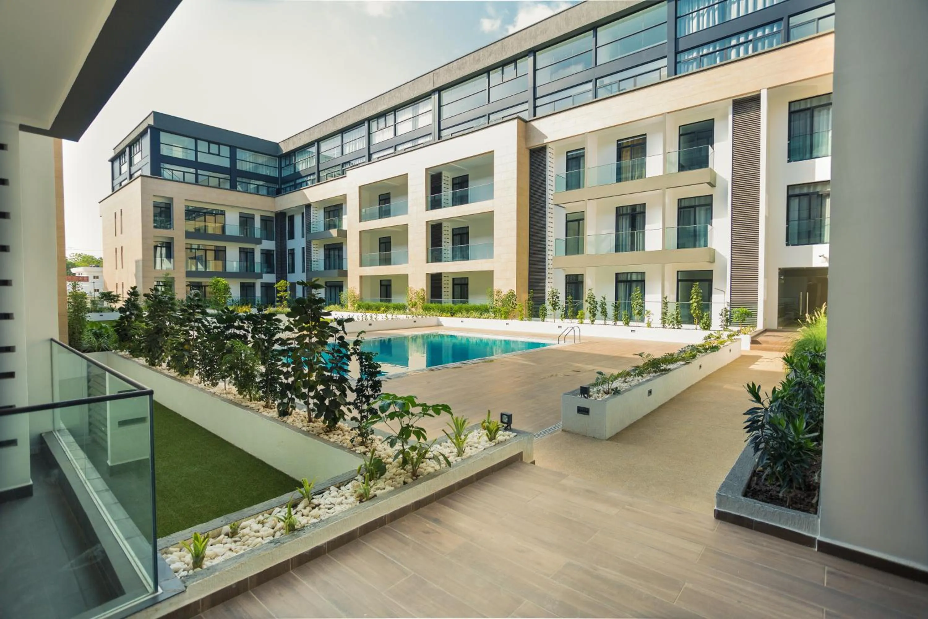 Property building in Accra Luxury Apartments at Embassy Gardens
