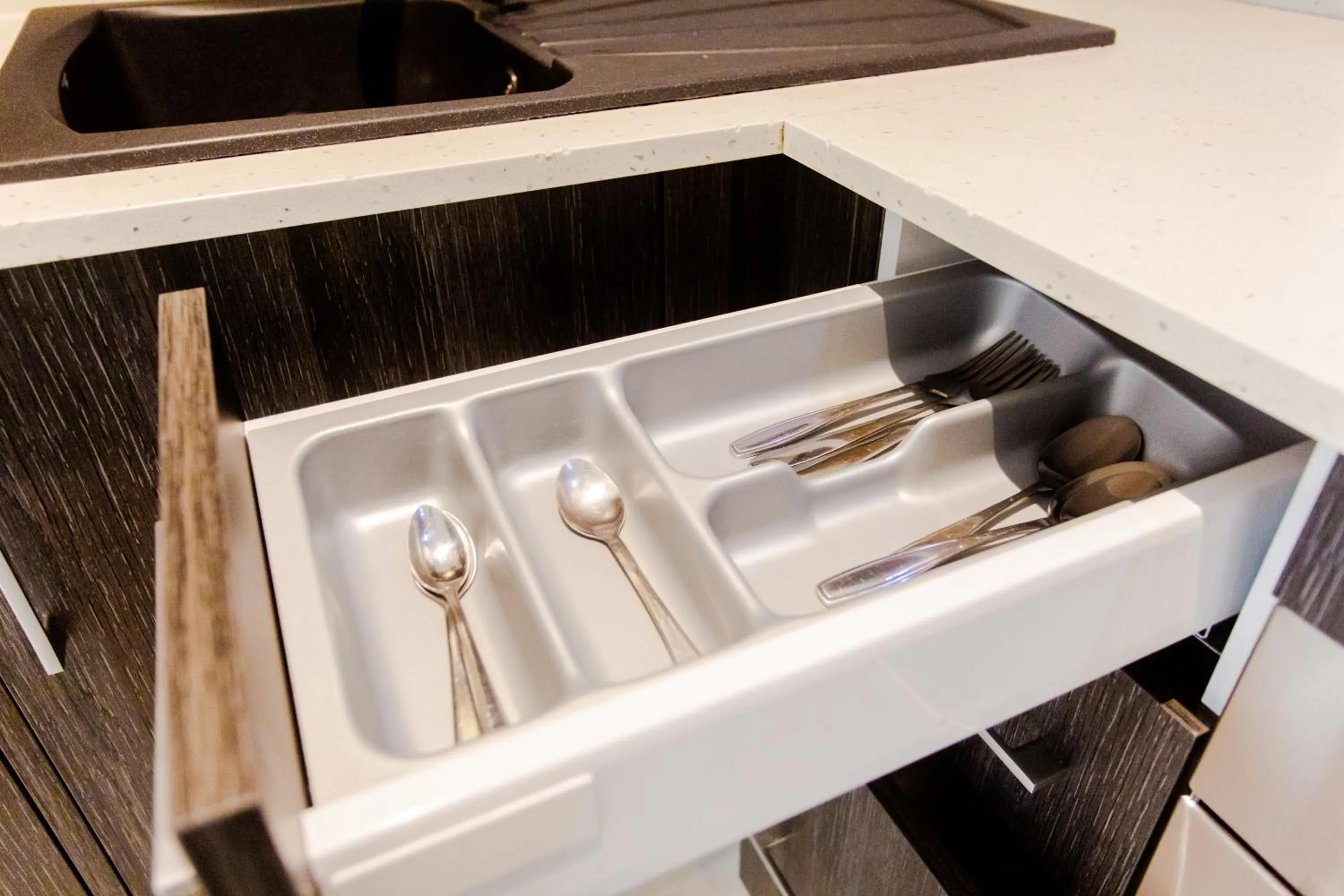 Kitchen or kitchenette in Accra Luxury Apartments at Embassy Gardens