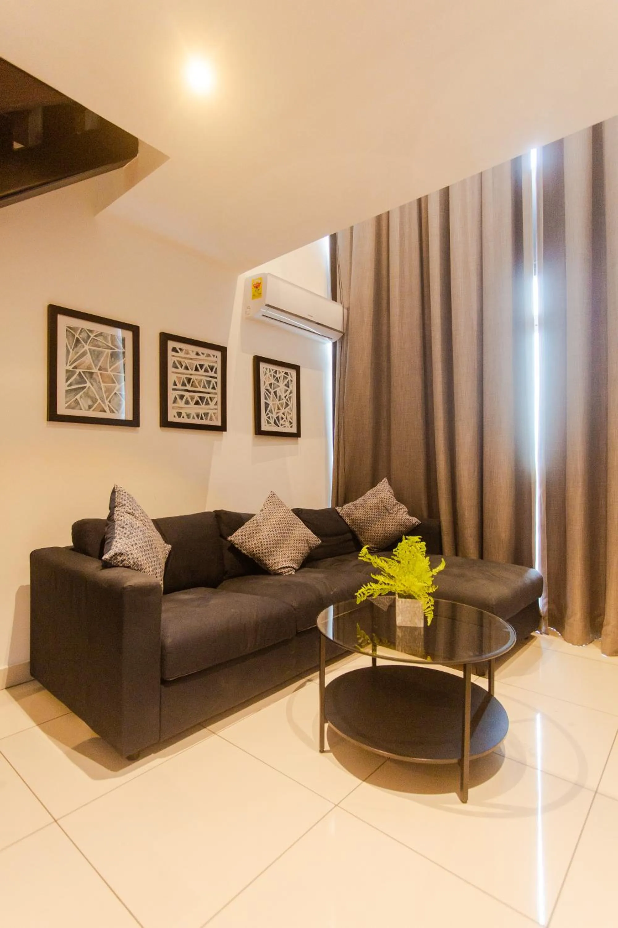 Living room in Accra Luxury Apartments at Embassy Gardens
