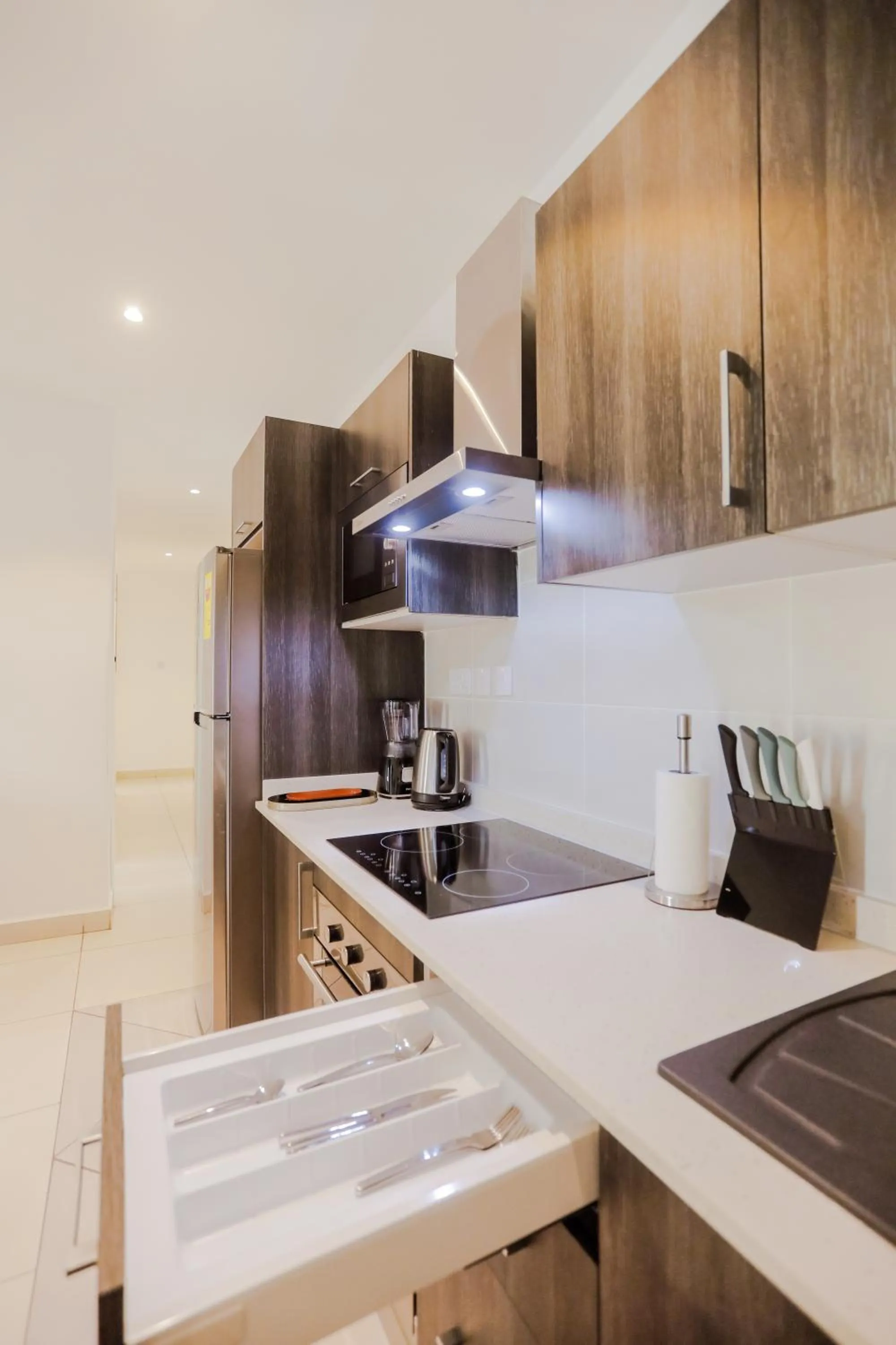 Kitchen or kitchenette in Accra Luxury Apartments at Embassy Gardens