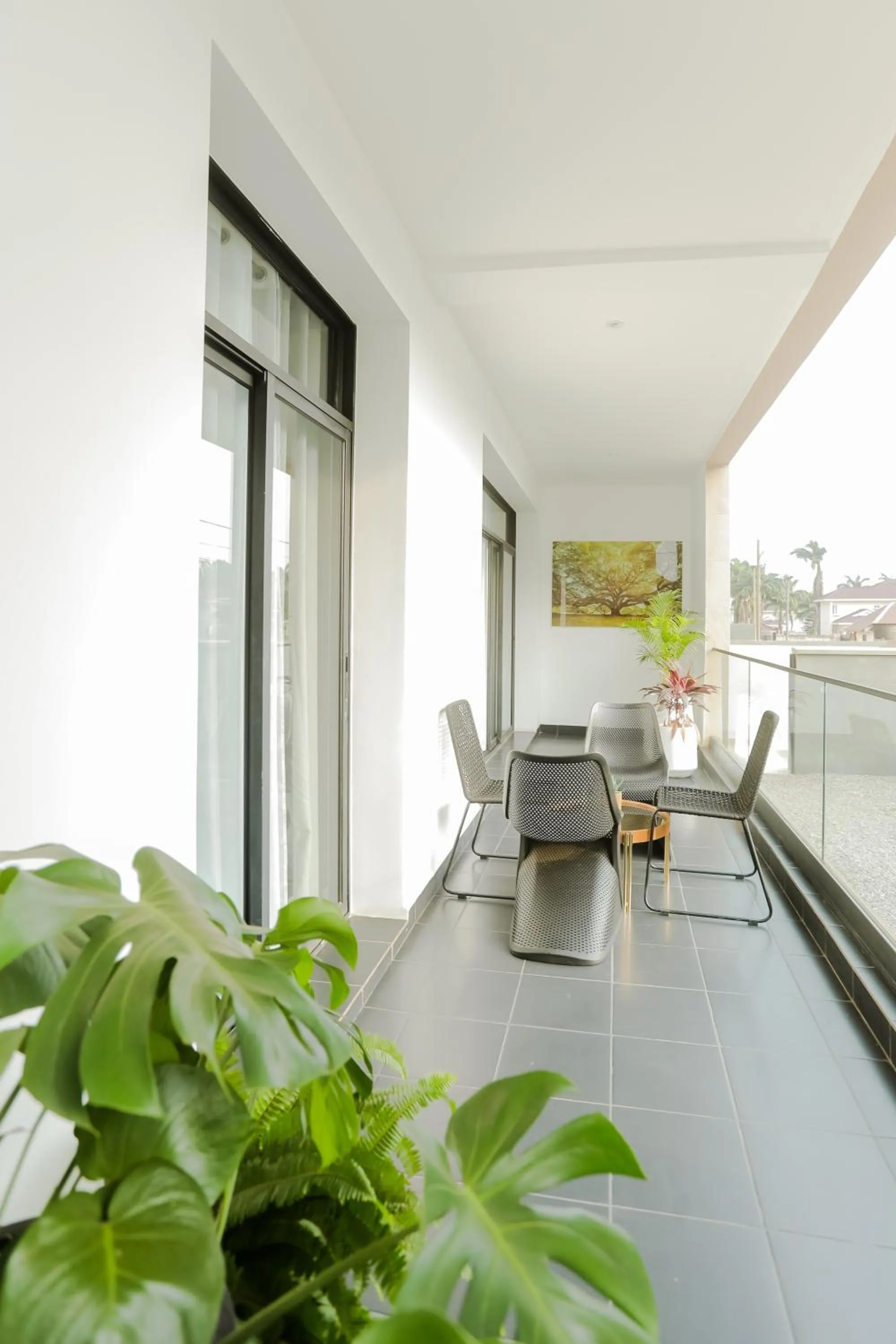 Patio in Accra Luxury Apartments at Embassy Gardens