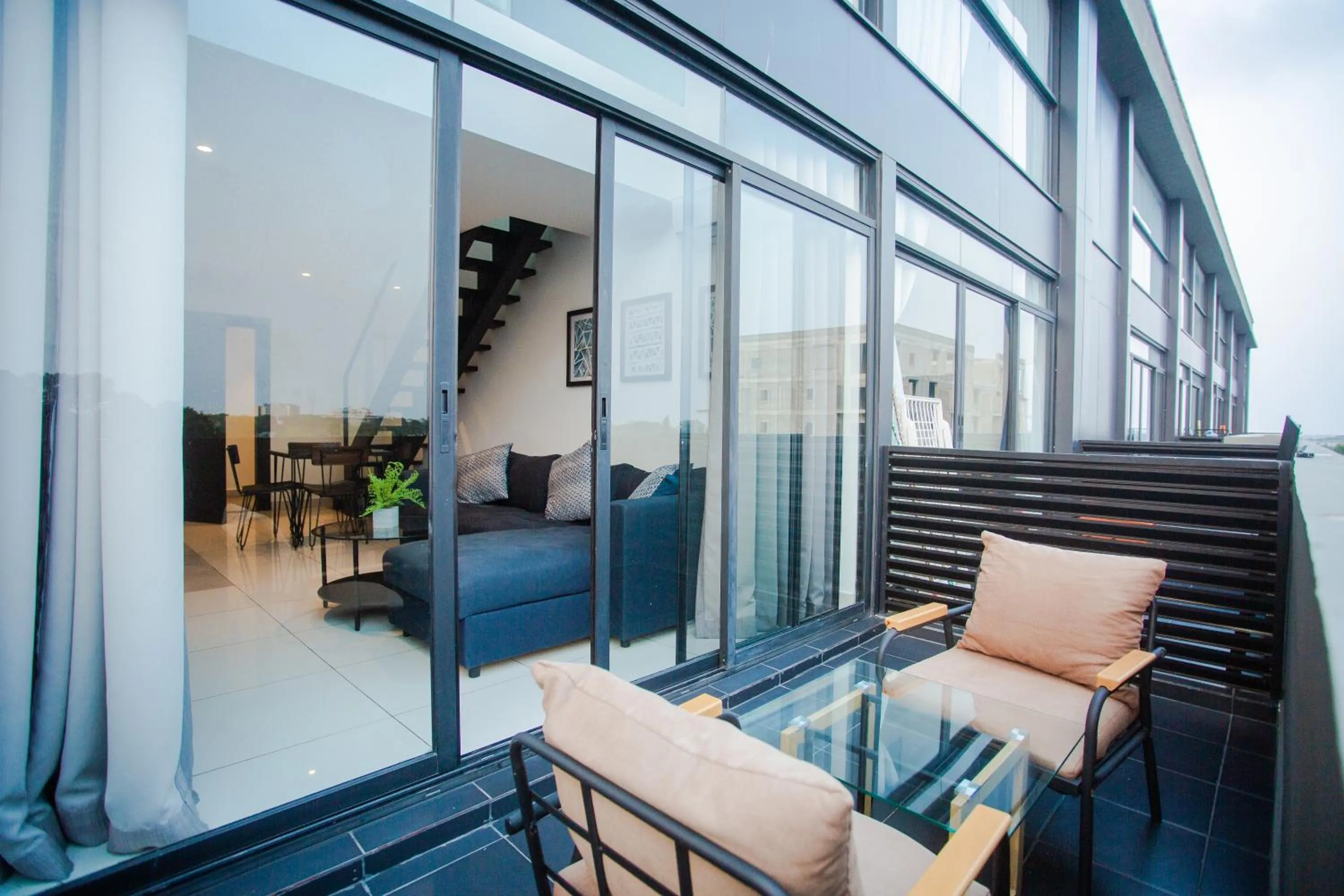 Patio in Accra Luxury Apartments at Embassy Gardens