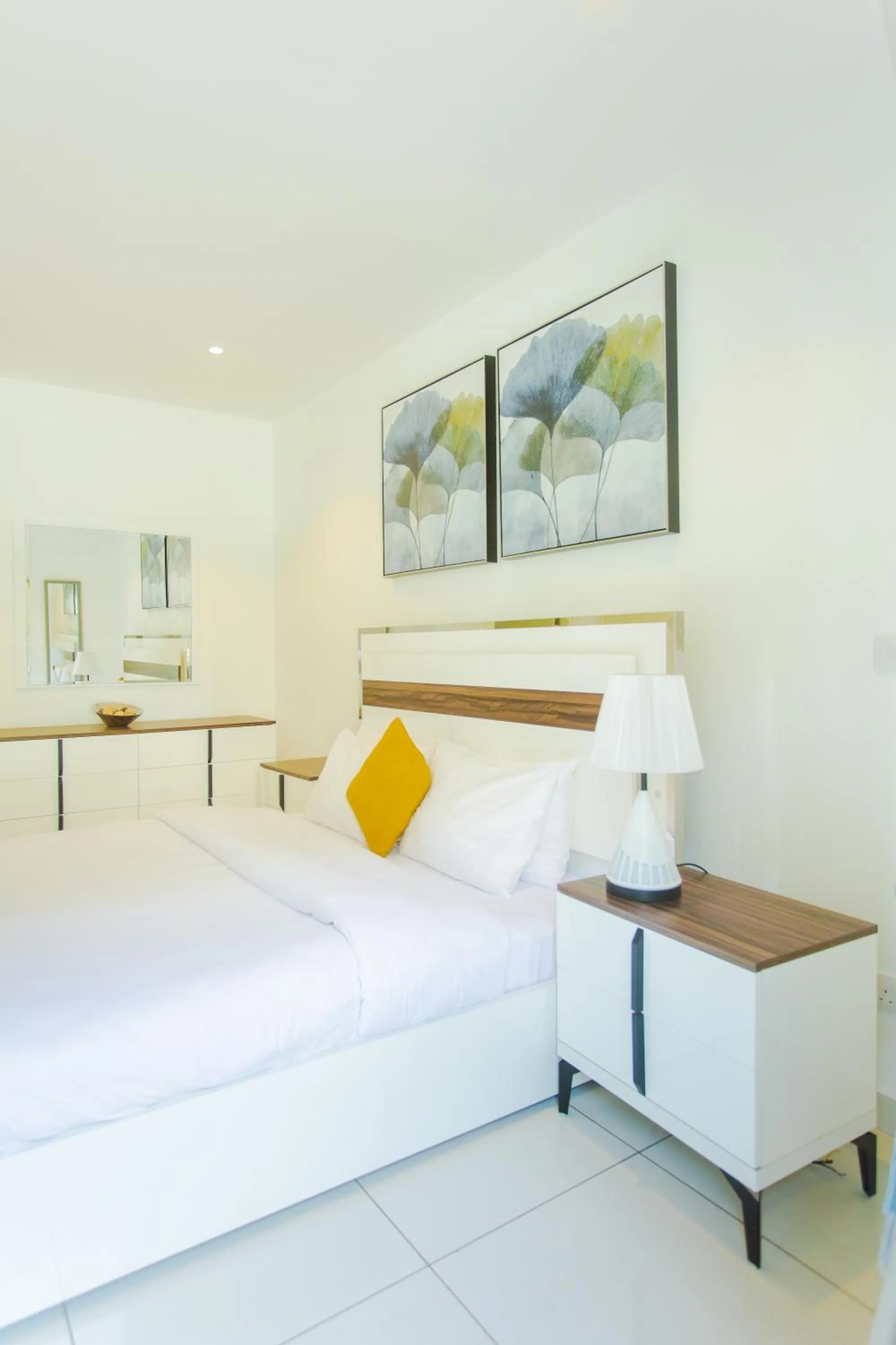 Bed in Accra Luxury Apartments at Embassy Gardens