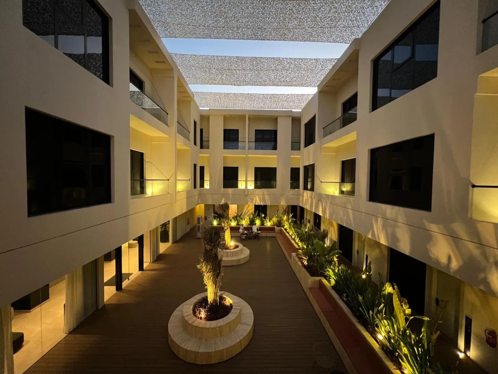 Inner courtyard view in Rafa- Hittin