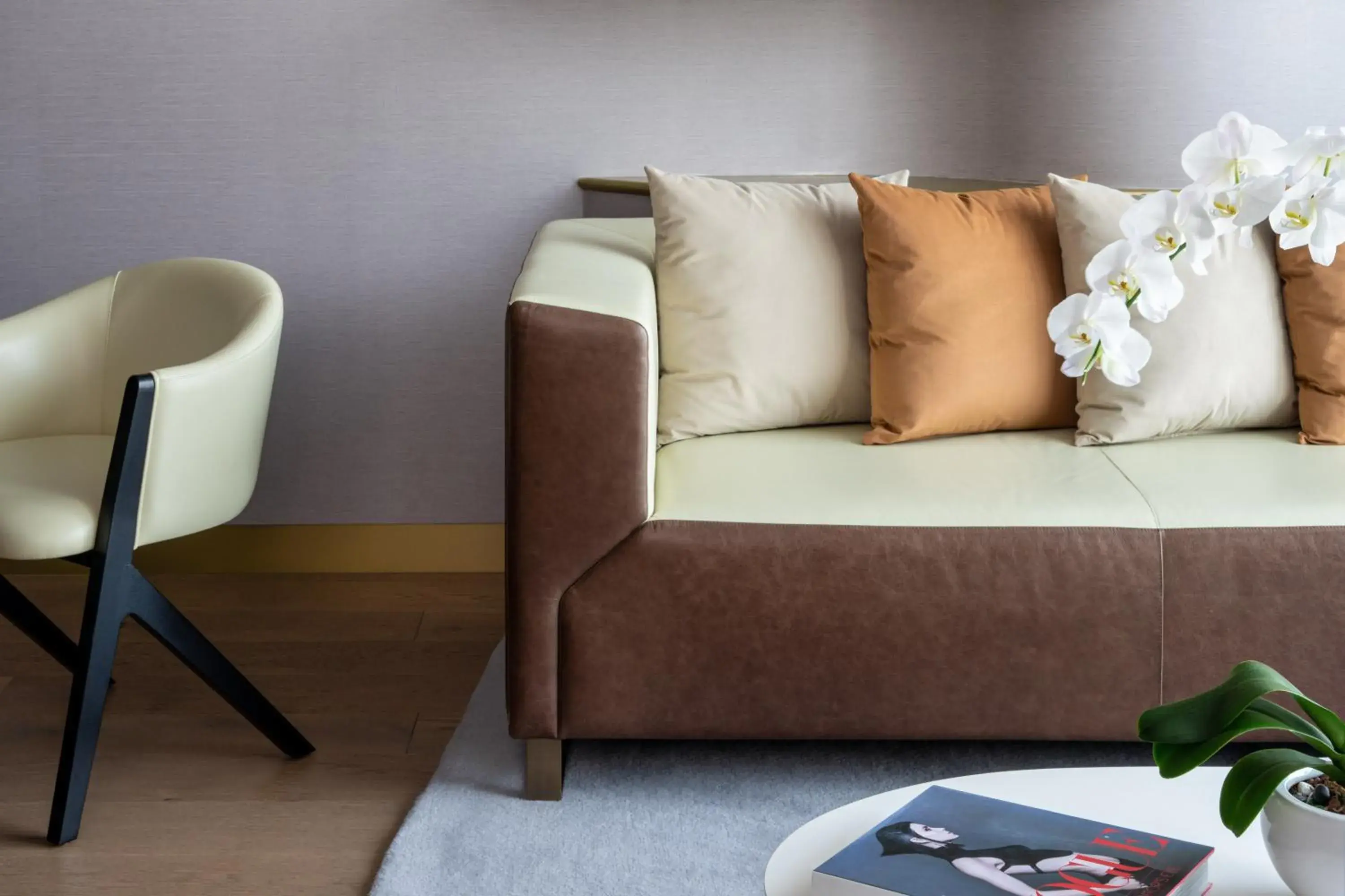 Living room, Bed in ME Dubai Residences Living room, Bed in ME Dubai Residences