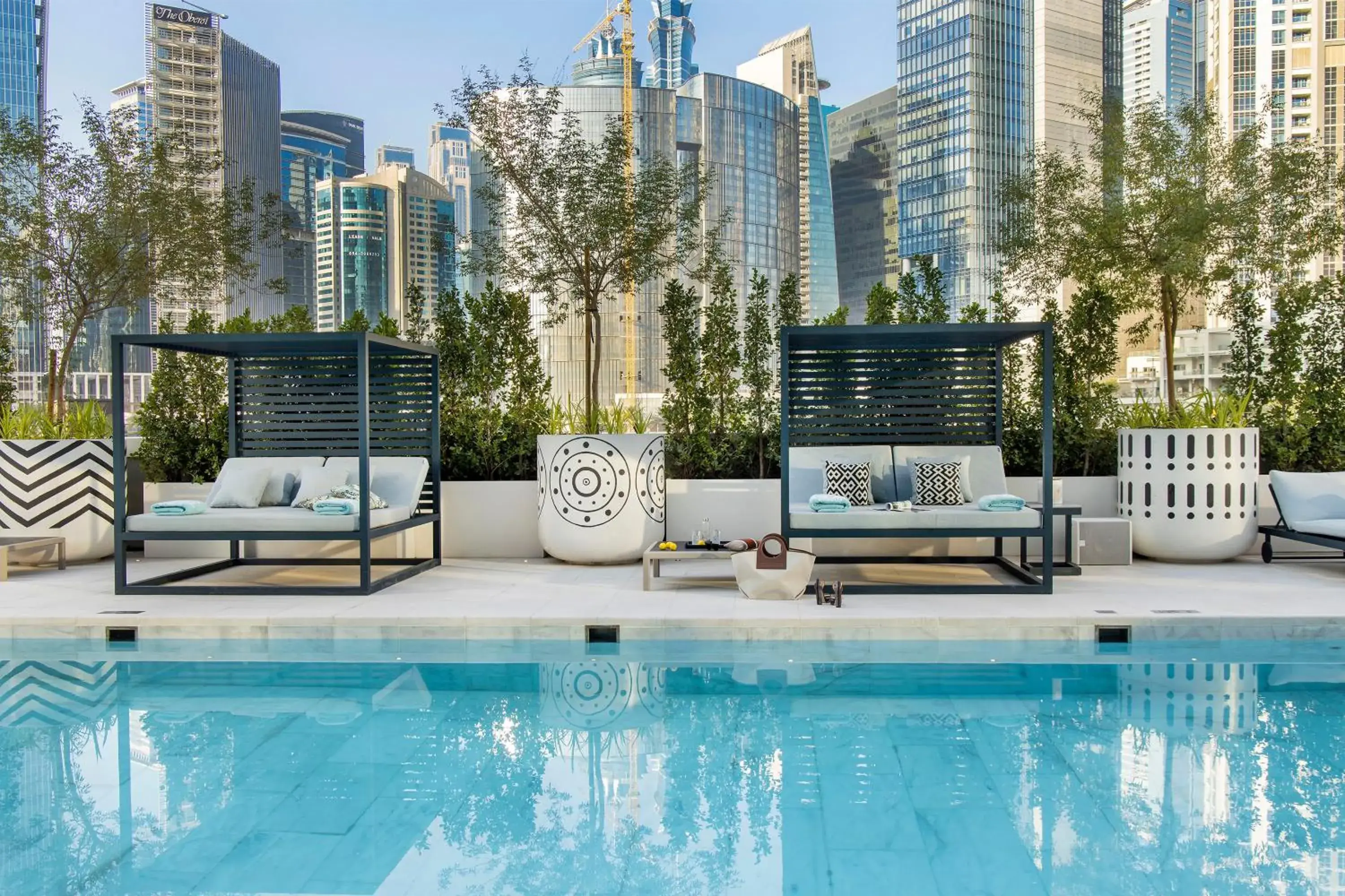 Swimming pool in ME Dubai Residences Swimming pool in ME Dubai Residences