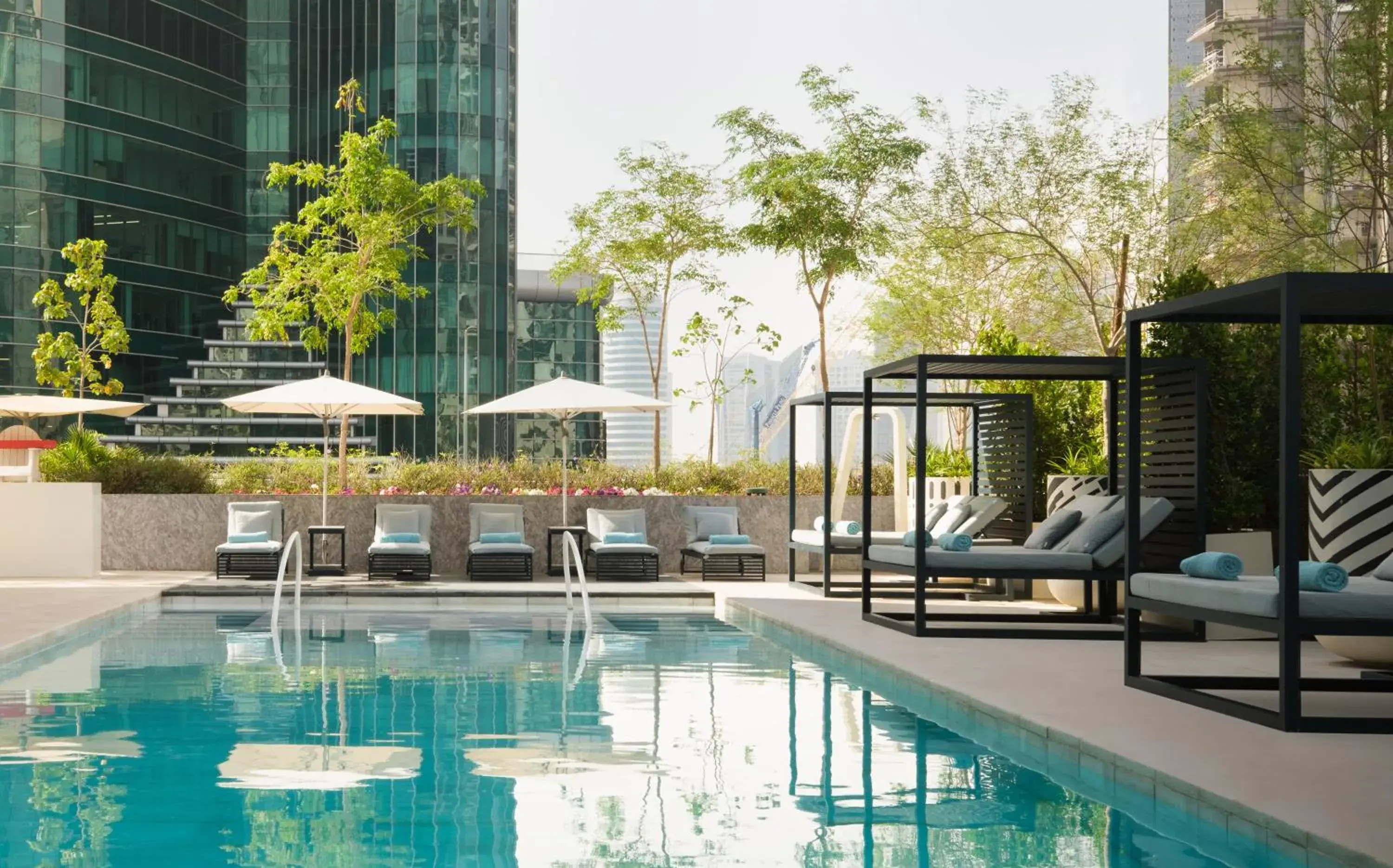 Swimming pool in ME Dubai Residences Swimming pool in ME Dubai Residences