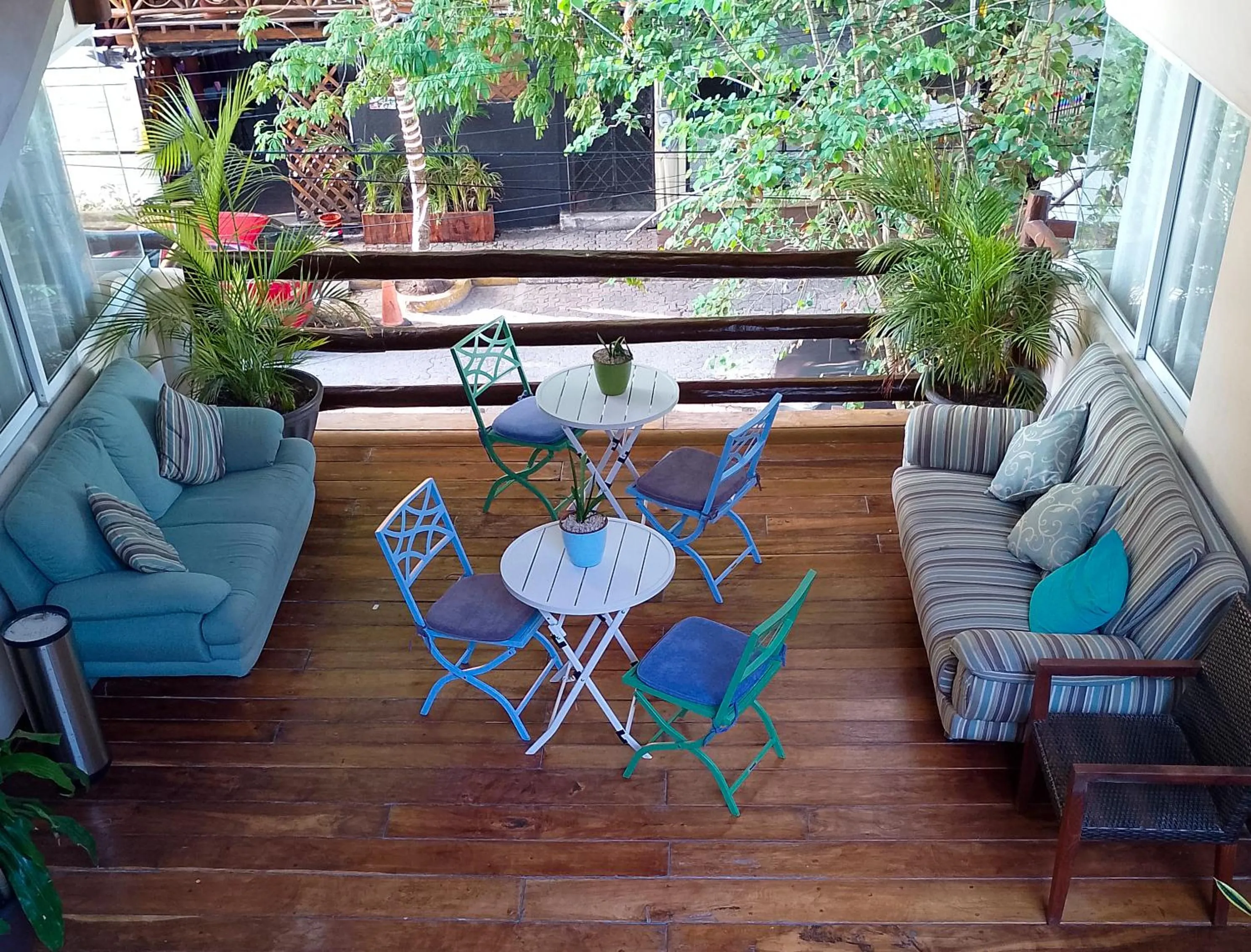 Communal lounge/ TV room in Quinta Margarita - Boho Chic Hotel