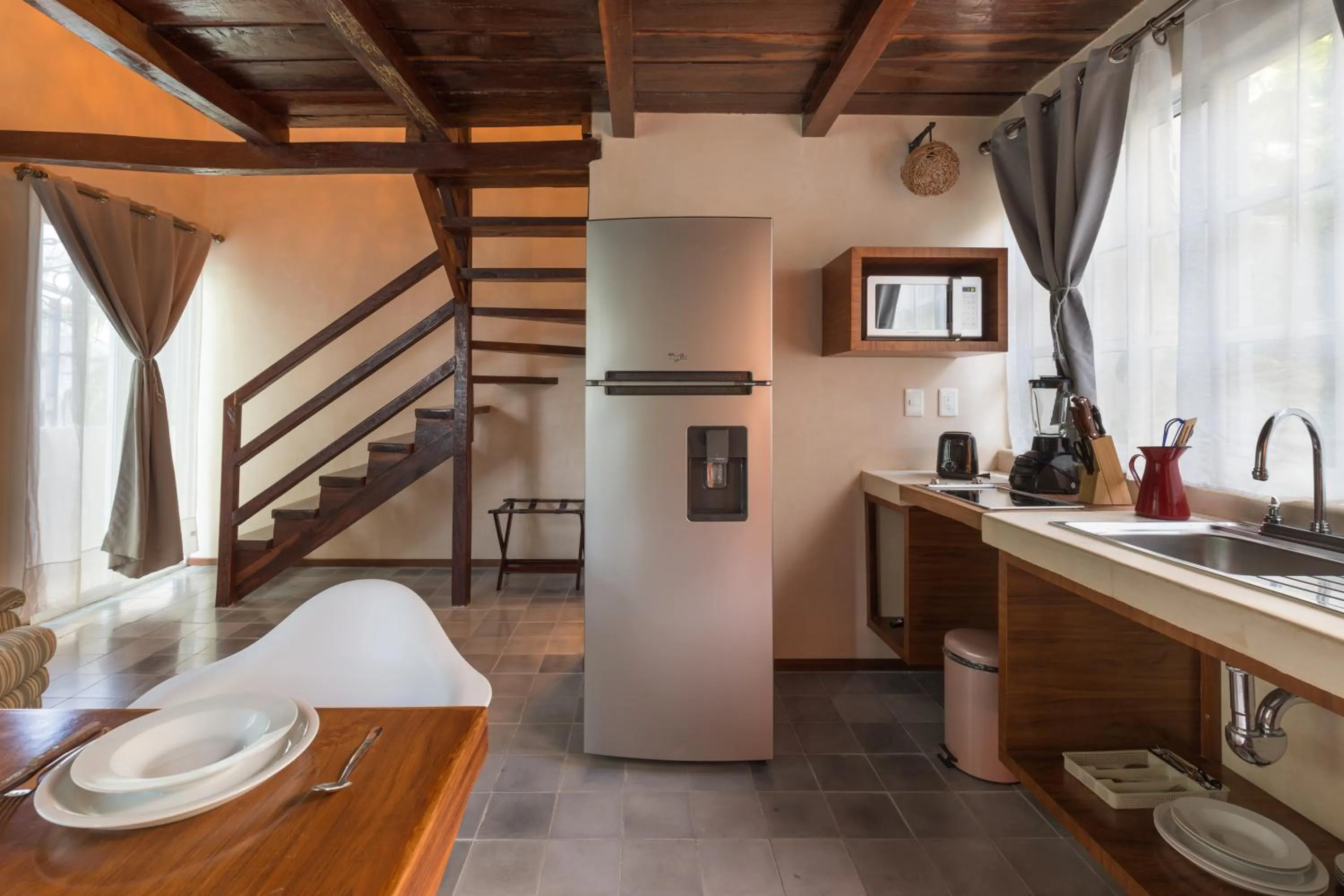 Kitchen or kitchenette in Quinta Margarita - Boho Chic Hotel