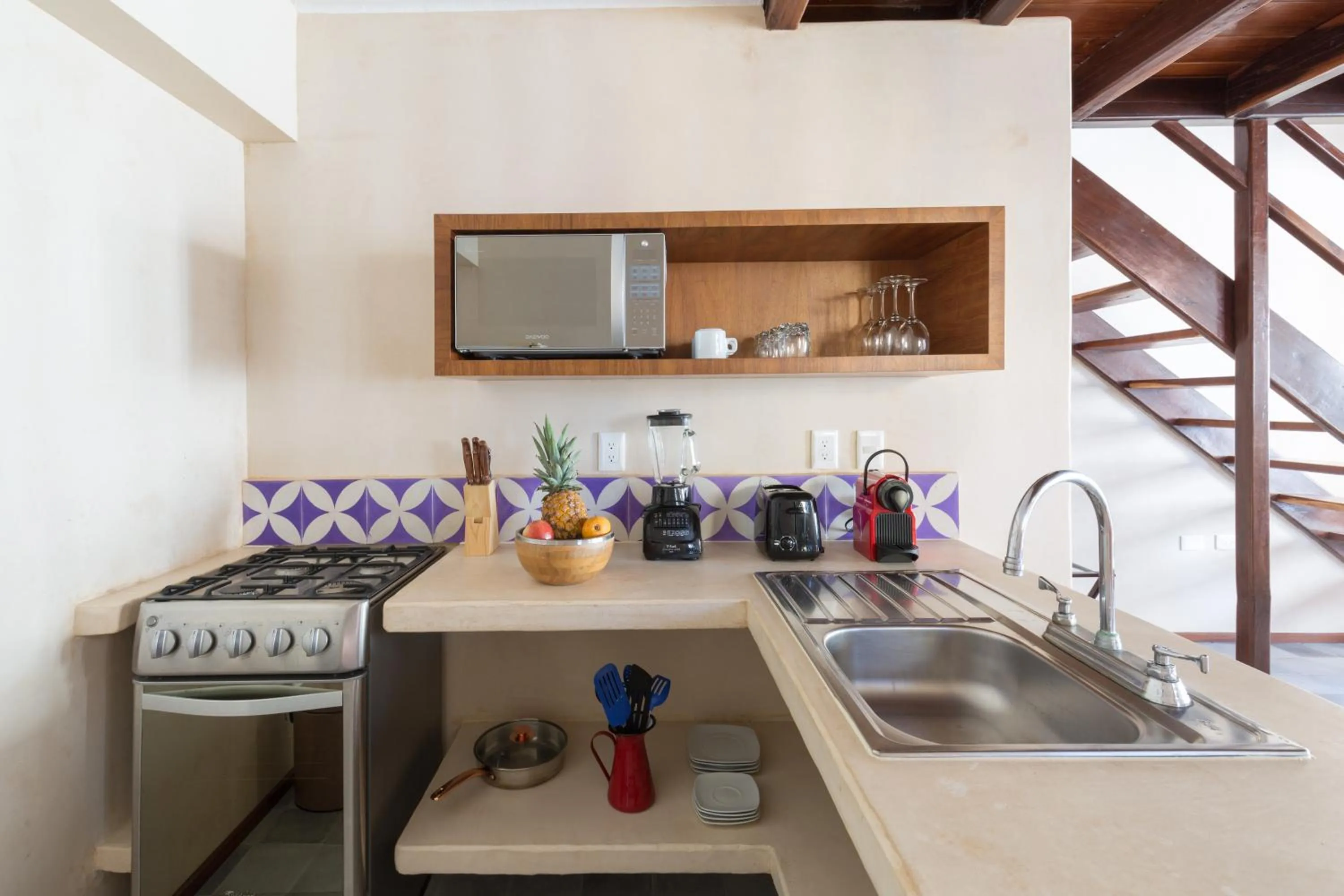 Kitchen or kitchenette in Quinta Margarita - Boho Chic Hotel