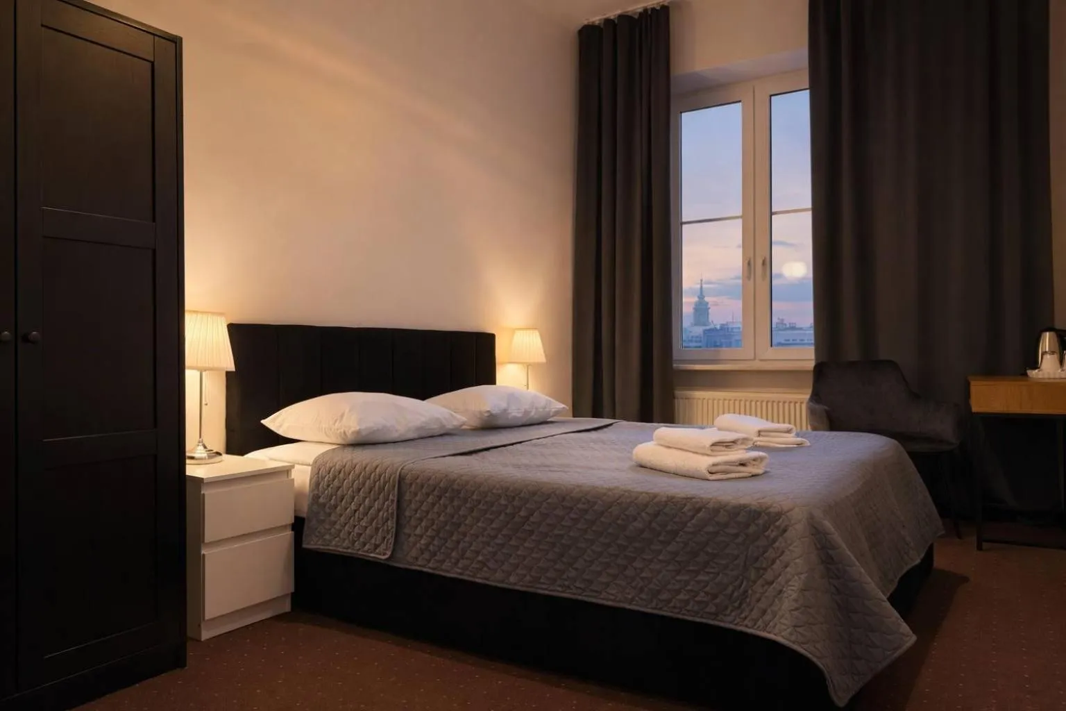 Bed in Hotel Mazowiecki WOW