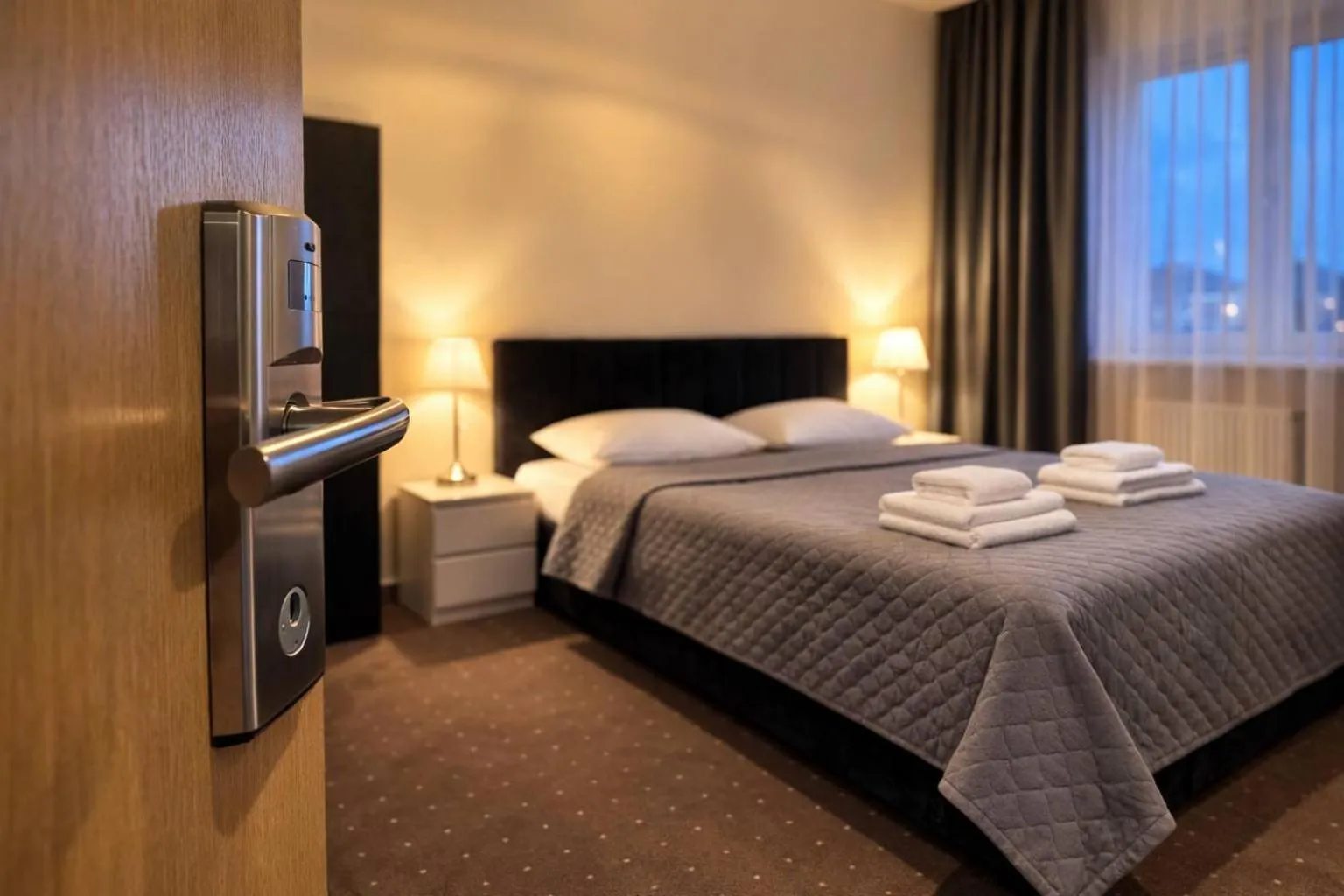 Bed in Hotel Mazowiecki WOW