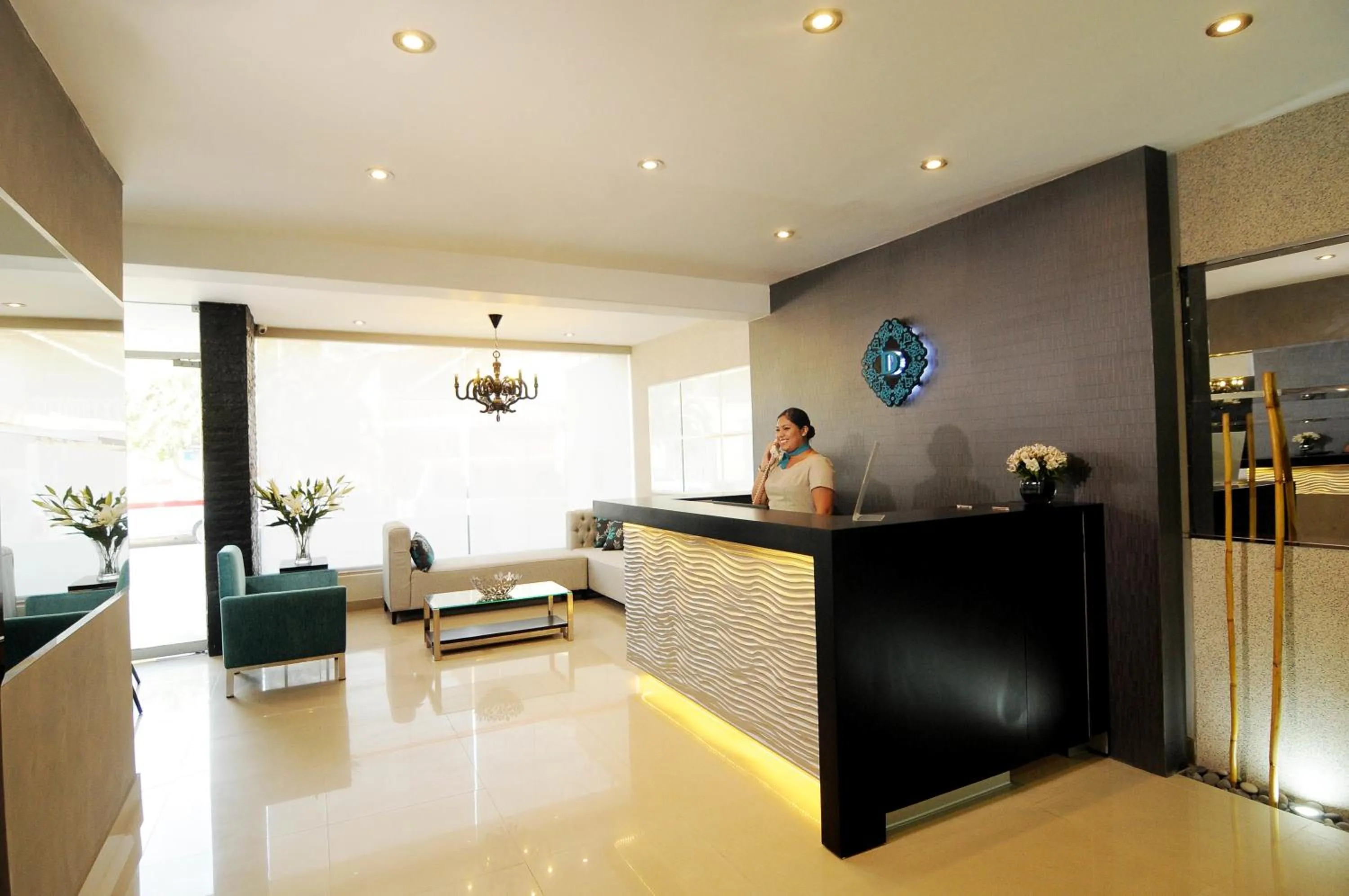 Lobby or reception in Dom Hotel