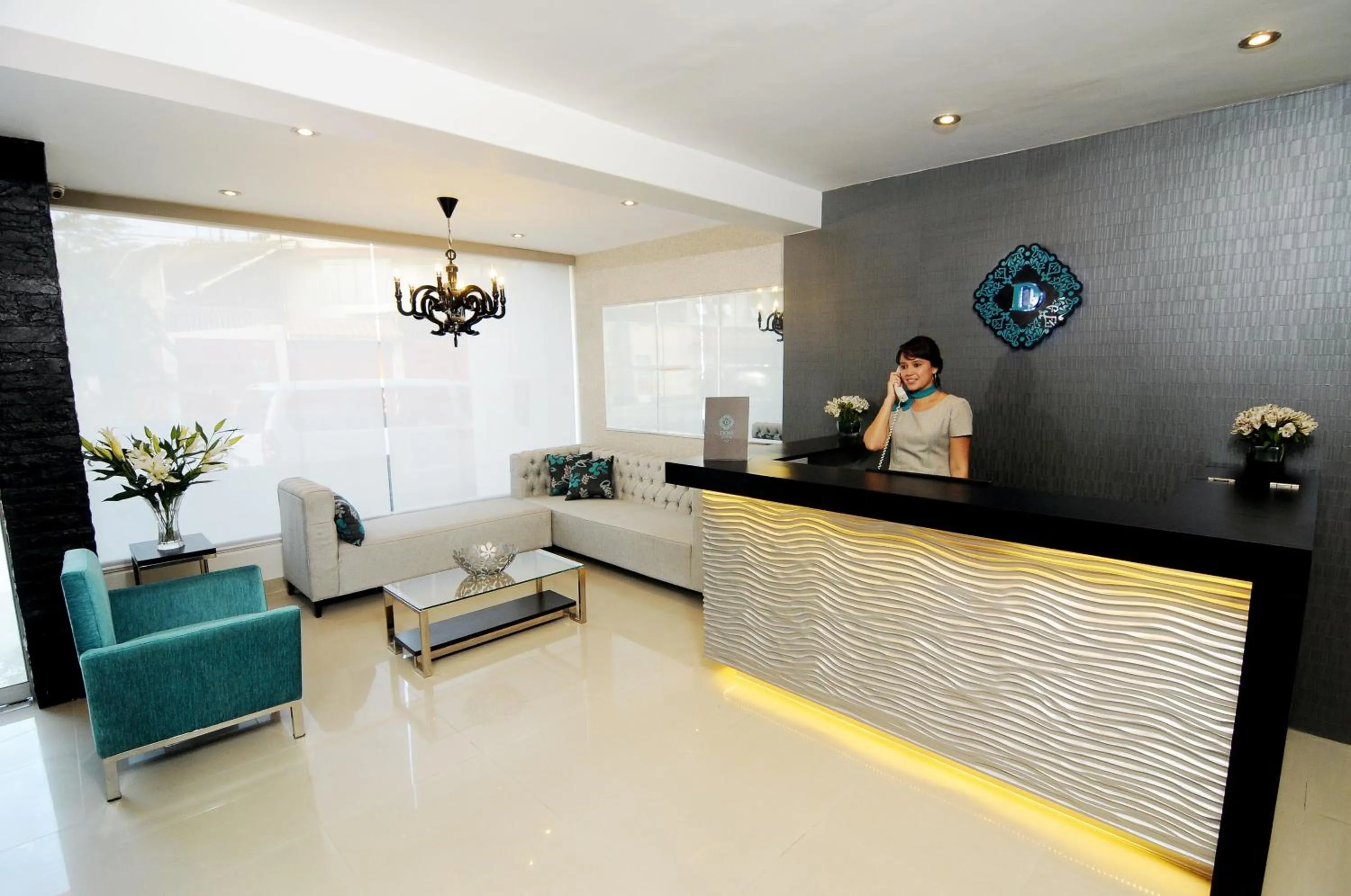 Lobby or reception in Dom Hotel