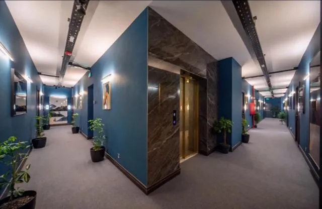 Lobby or reception in Gori Palace - Modern Apartments in City Centre
