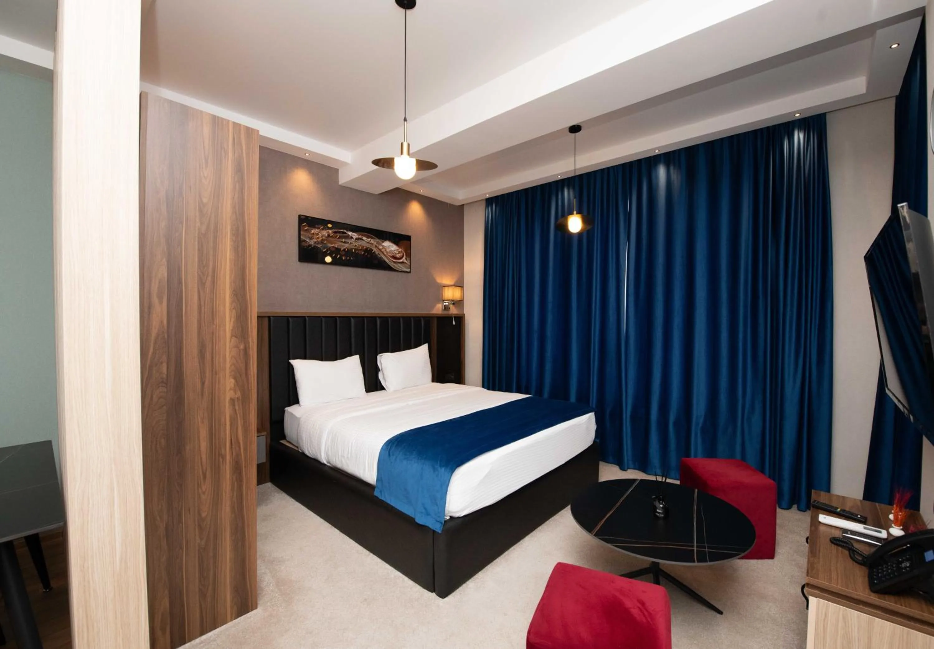 TV and multimedia, Bed in Gori Palace - Modern Apartments in City Centre