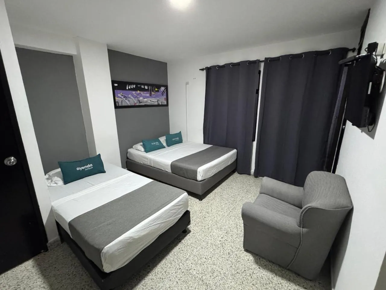 Bed in Hotel JC 43