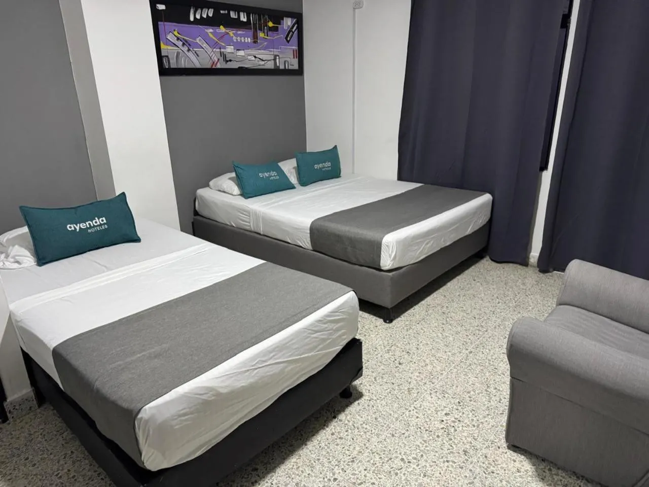 Bed in Hotel JC 43