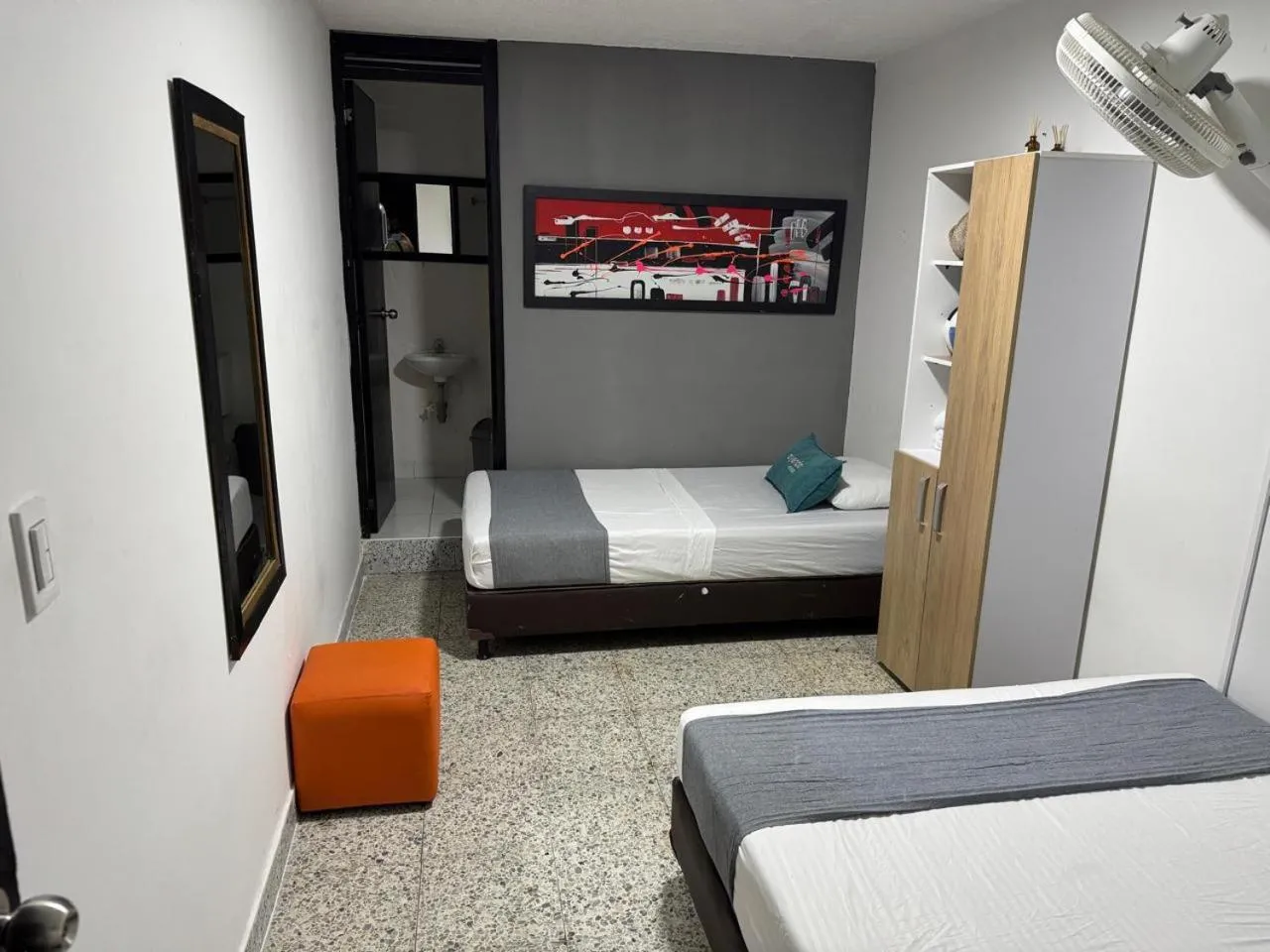 Bed in Hotel JC 43