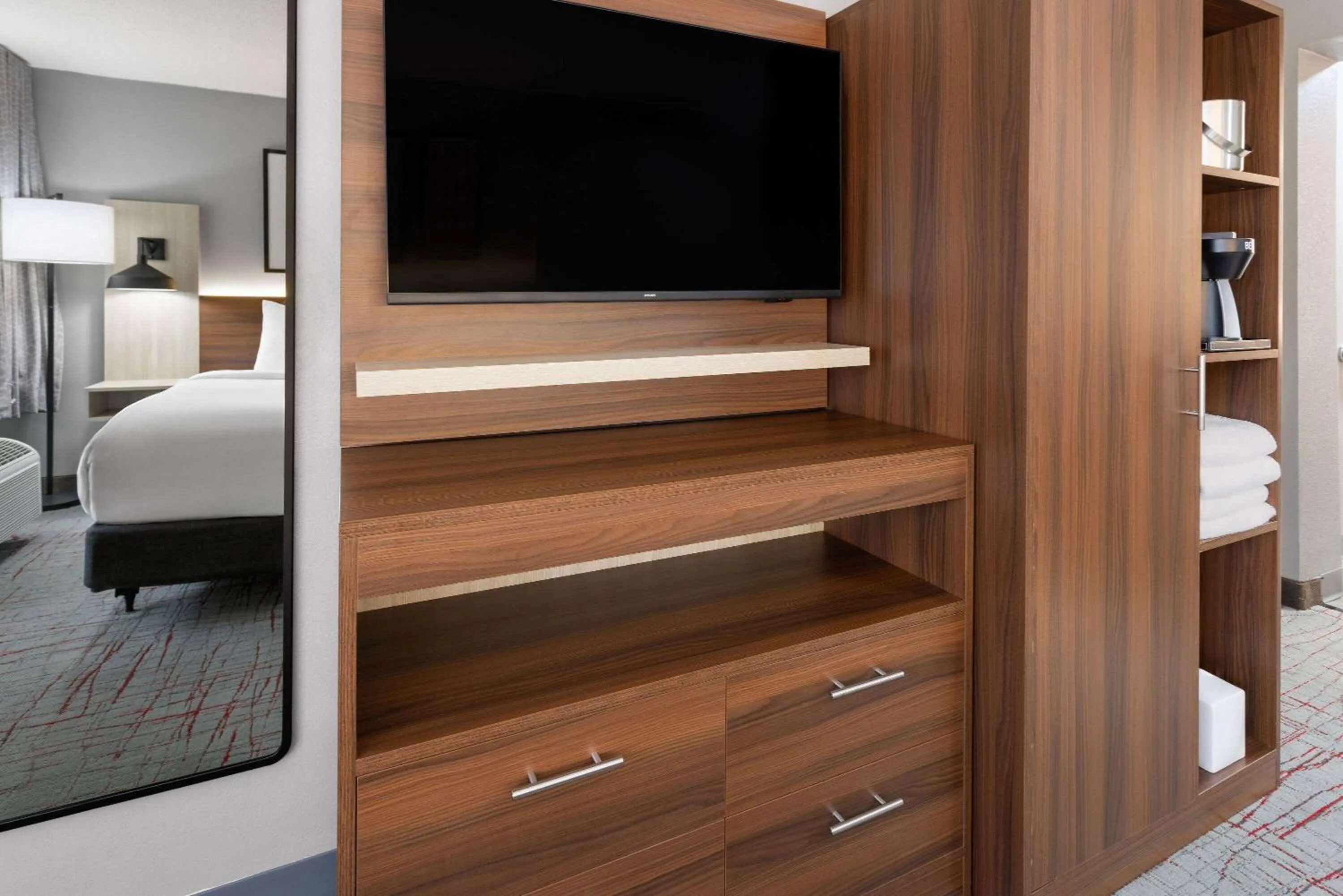 Photo of the whole room, Bed in Hawthorn Extended Stay by Wyndham Columbia-Ft Jackson