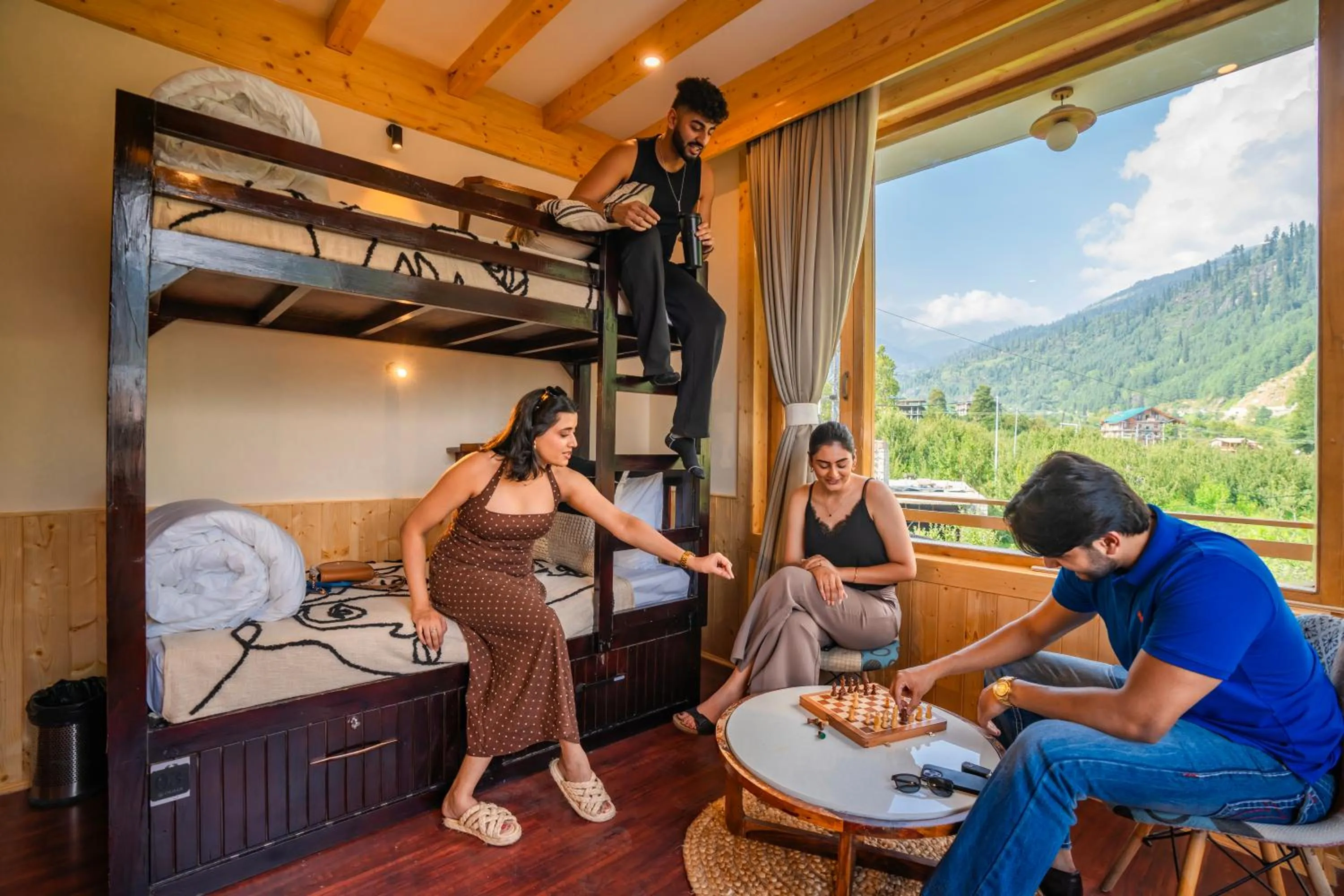 Mountain view in Olgah Manali