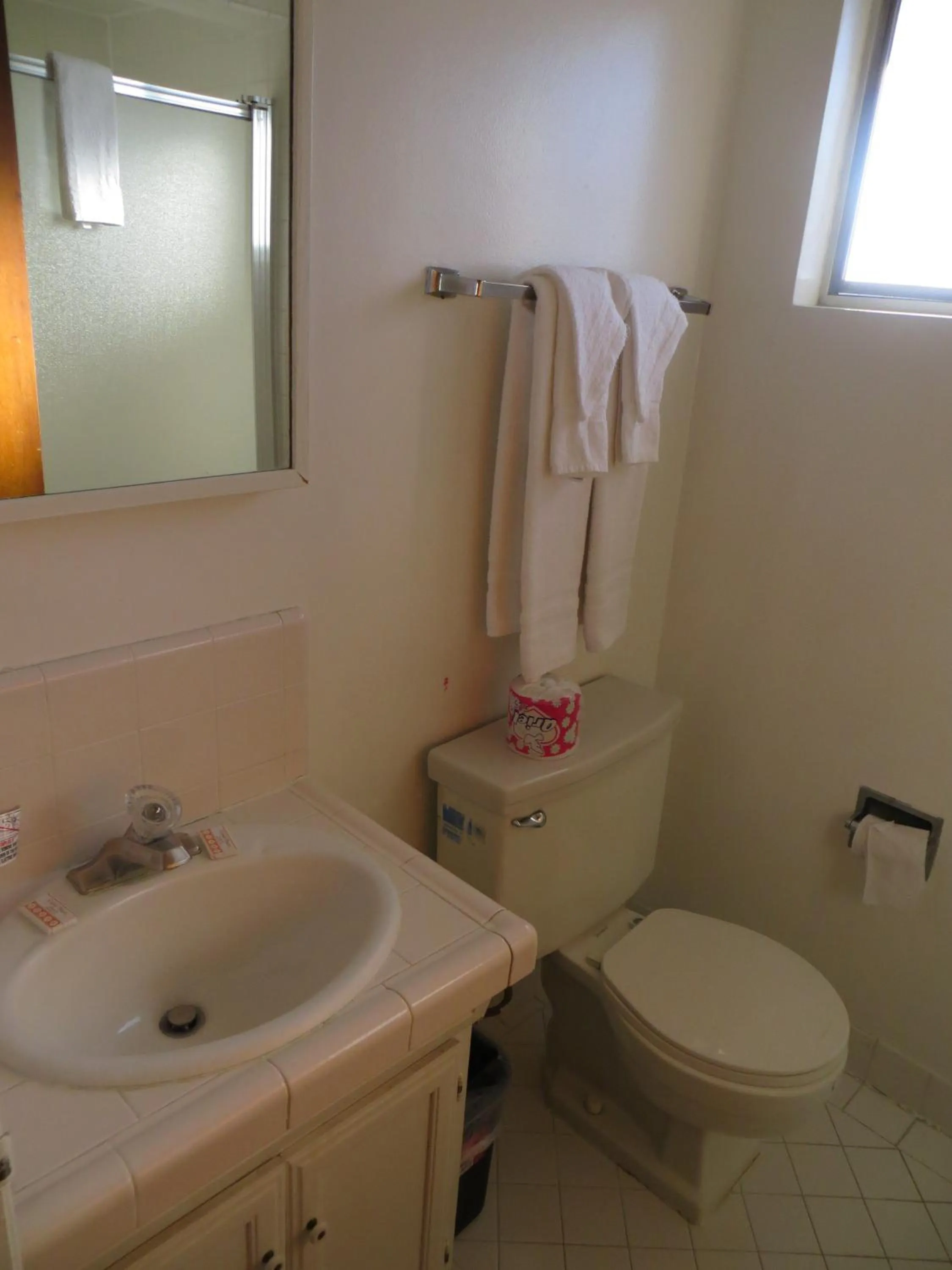 Bathroom in Capri Motel