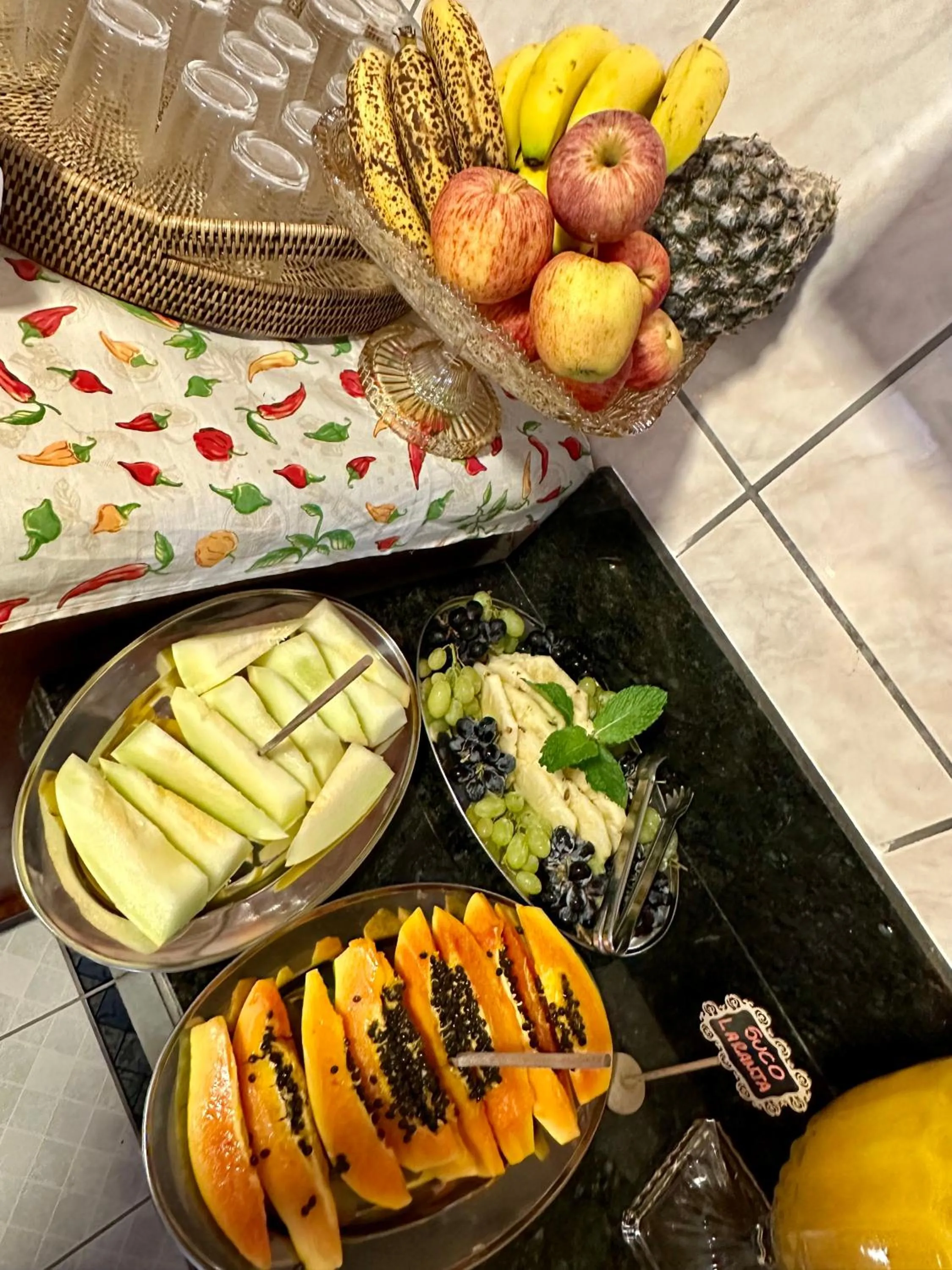 Breakfast in Pousada Amanhecer do Itaguá