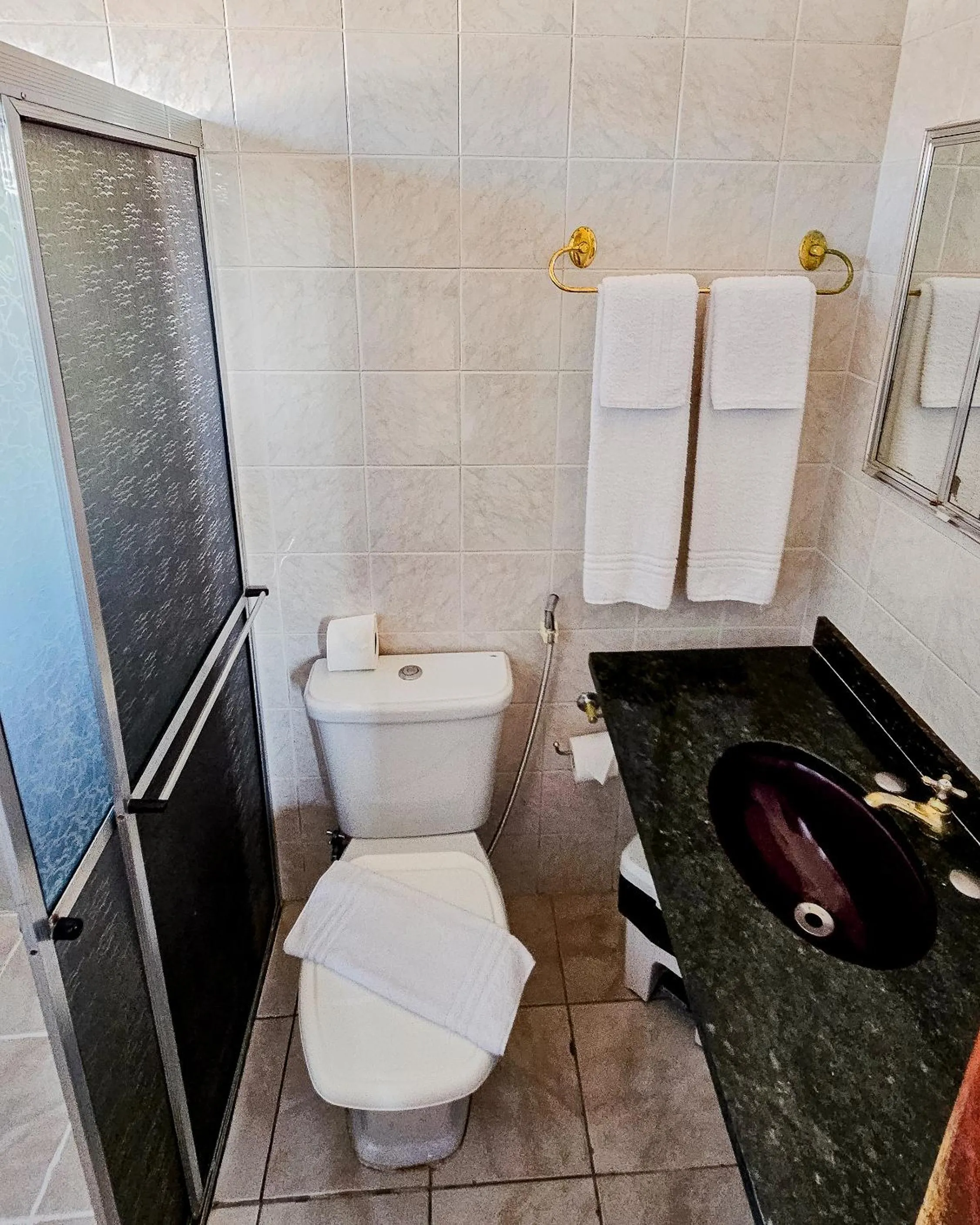 Bathroom in Pousada Amanhecer do Itaguá