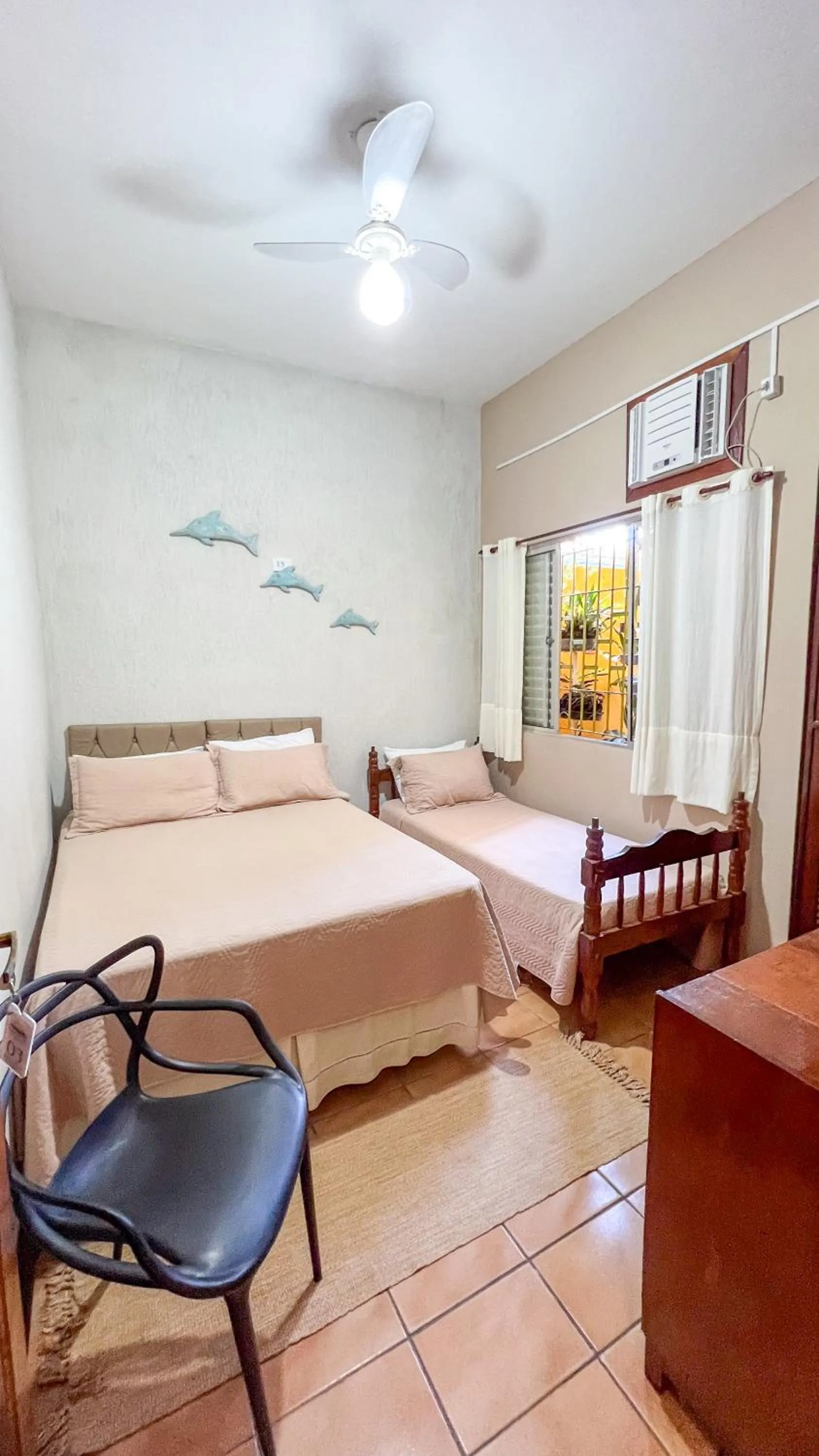 Bed in Pousada Amanhecer do Itaguá