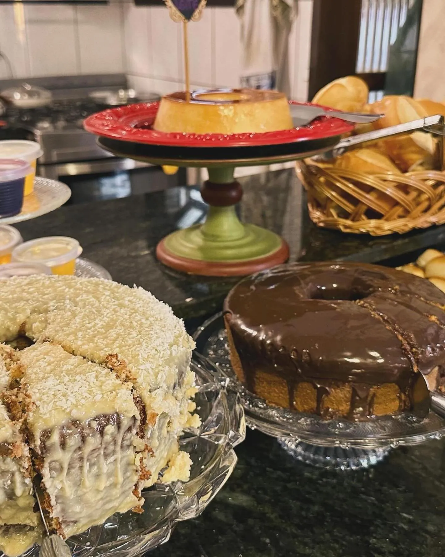 Breakfast in Pousada Amanhecer do Itaguá